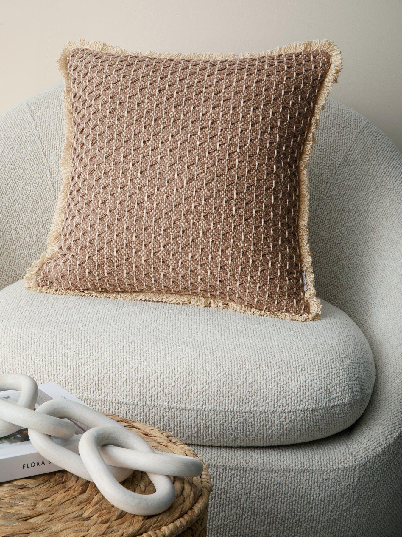 Image 1 of 7 of Michelle Keegan Home Shelly Woven Cushion