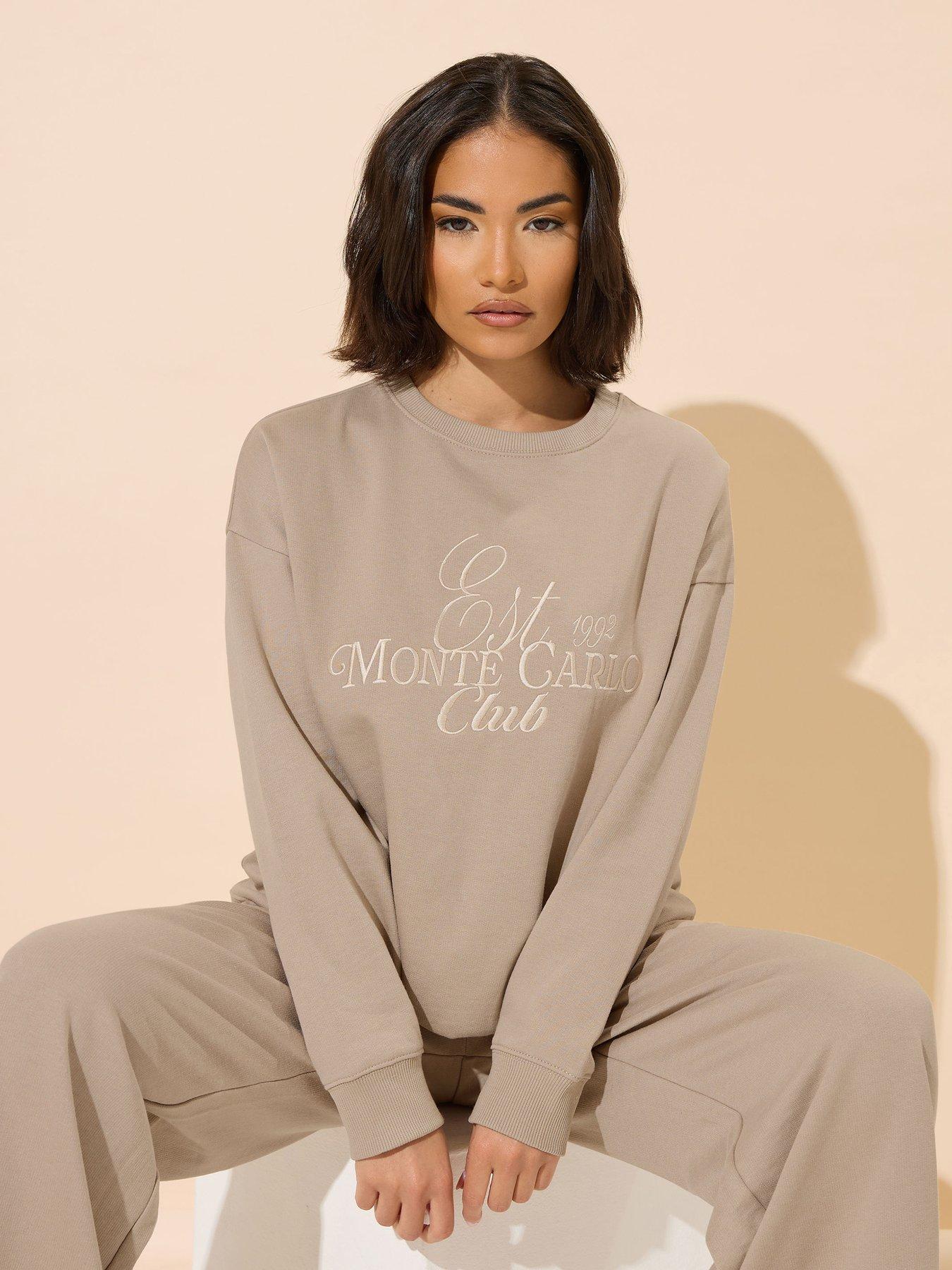 undefined Petite Monte Carlo Sweatshirt - Natural