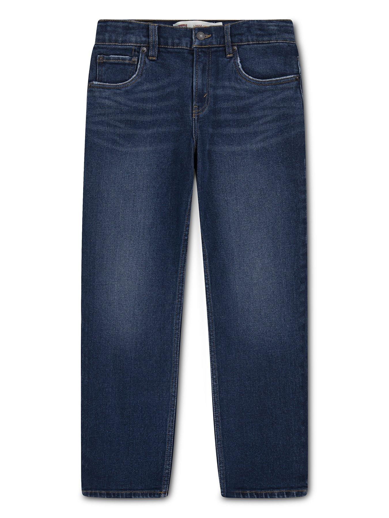 undefined Boys Stay Loose Taper Jeans - Blue