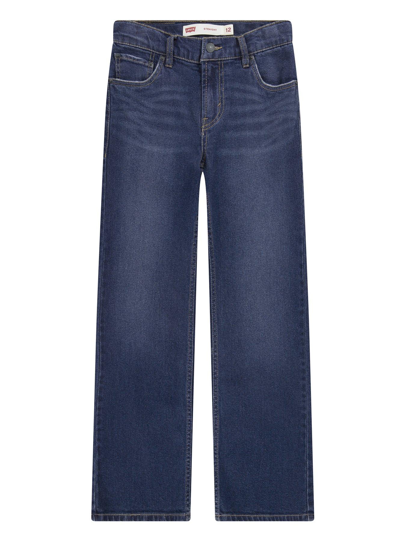 undefined Boys 555 Relaxed Straight Jeans - Blue