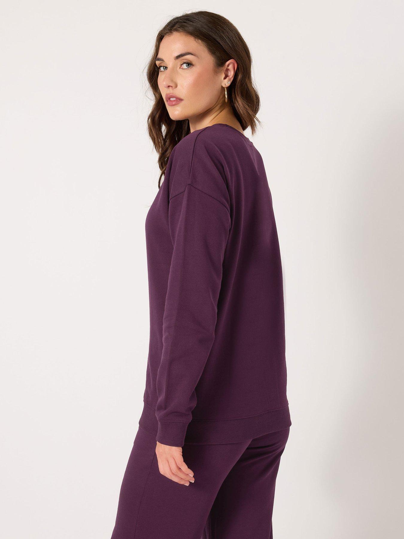 Image 2 of 4 of Long Tall Sally Wide Leg Jogger 36" - Purple