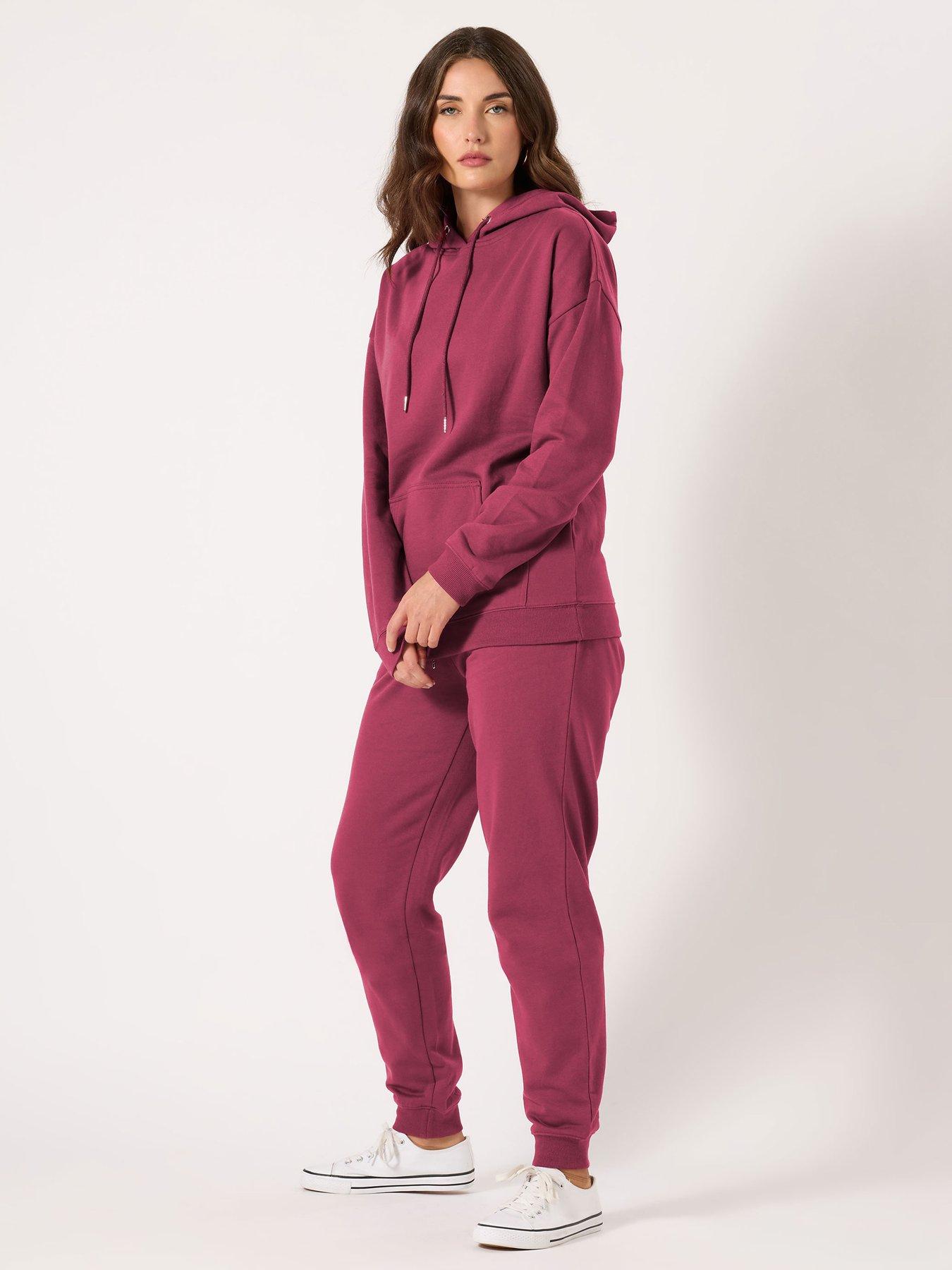 Image 3 of 4 of Long Tall Sally Overhead Hoodie - Dark Pink