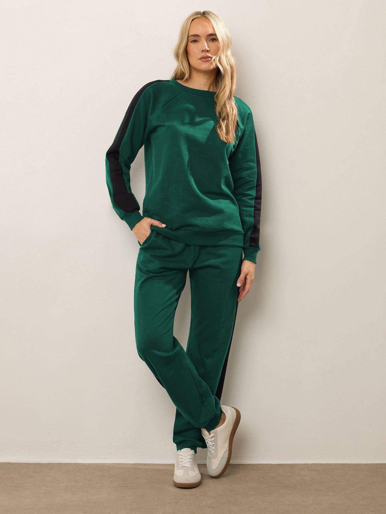 Image 3 of 4 of Long Tall Sally Colour Block Sweatshirt - Grey