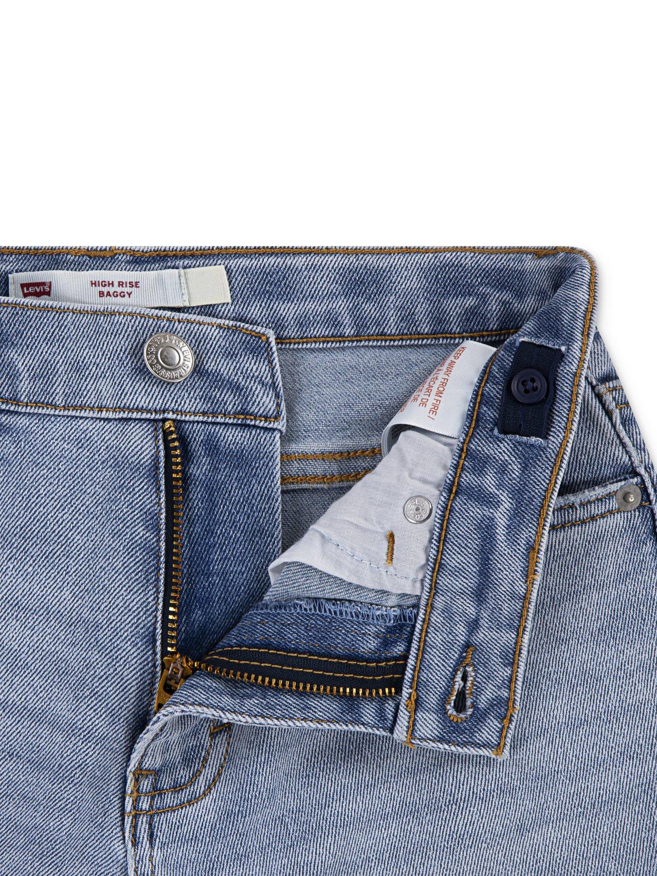  image of levis-girls-high-rise-baggy-jeans-blue