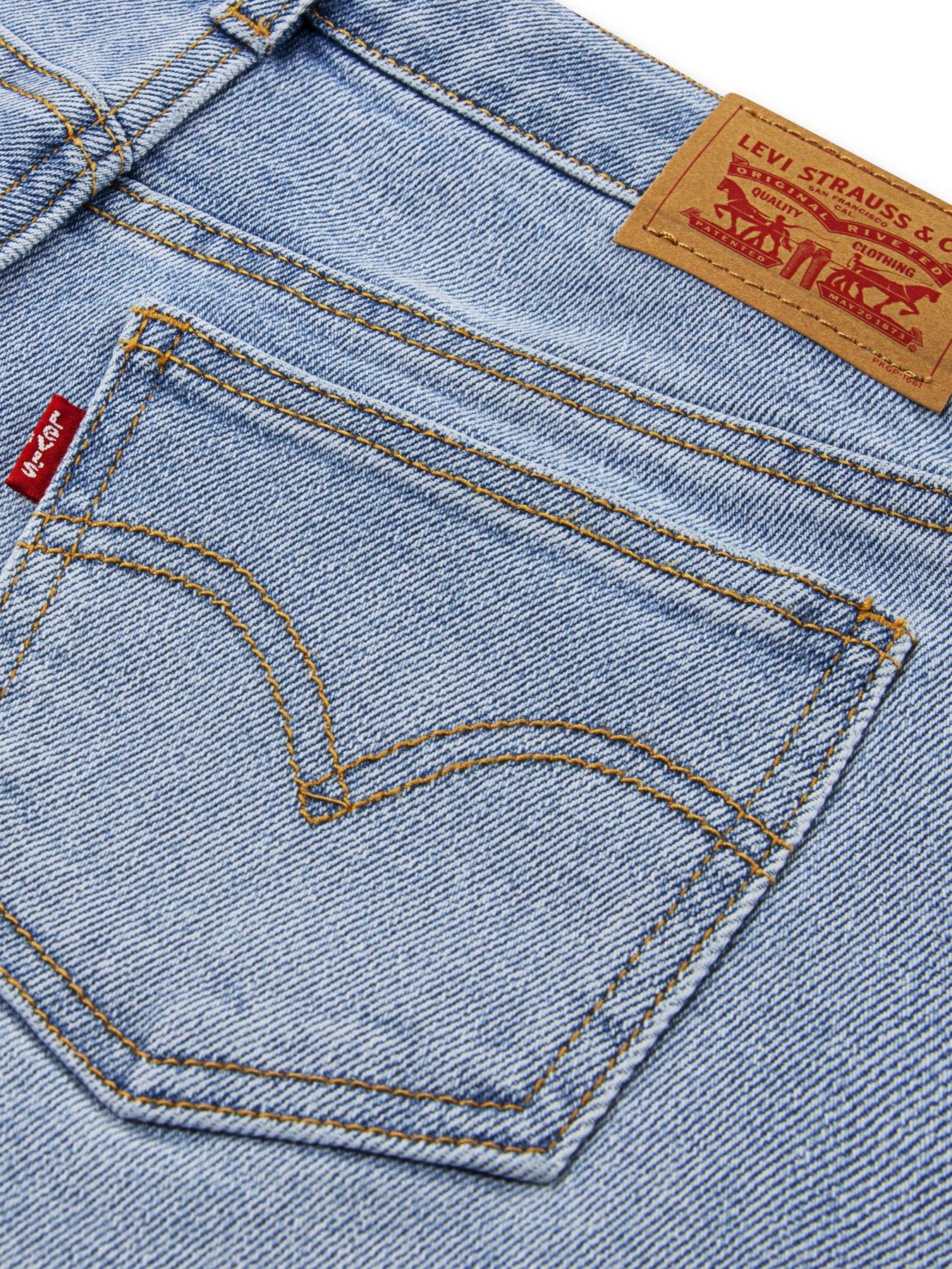  image of levis-girls-high-rise-baggy-jeans-blue