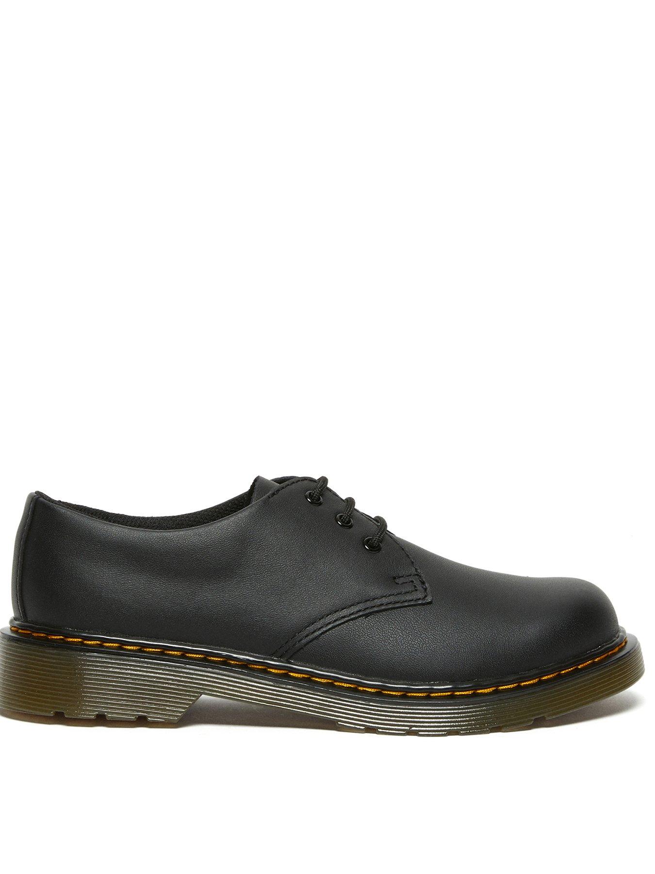 undefined Youth 1461 3 Eye Leather Shoes - Black