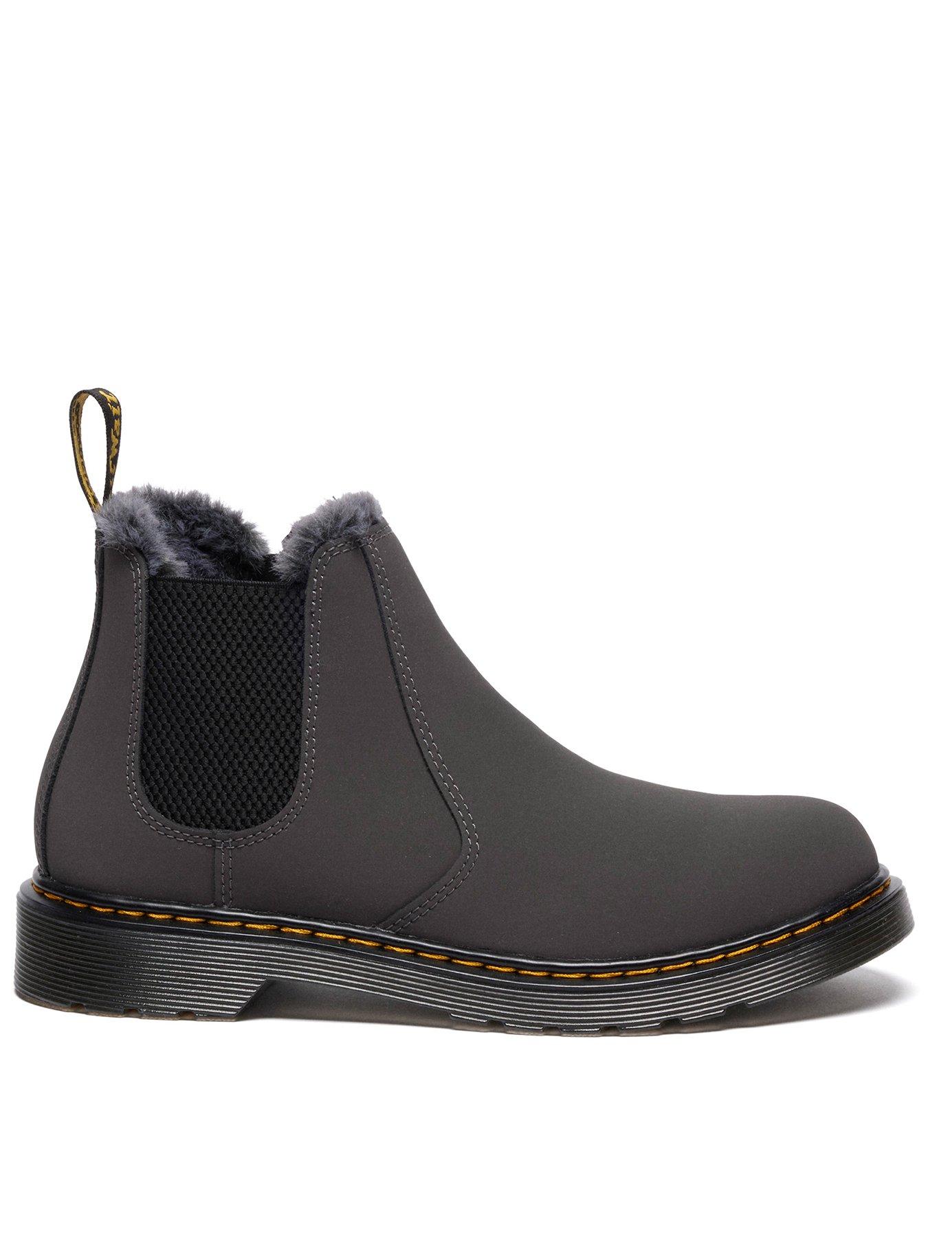 undefined Youth 2976 Leonore Nubuck Chelsea Boots With Side Zip Fastening - Black