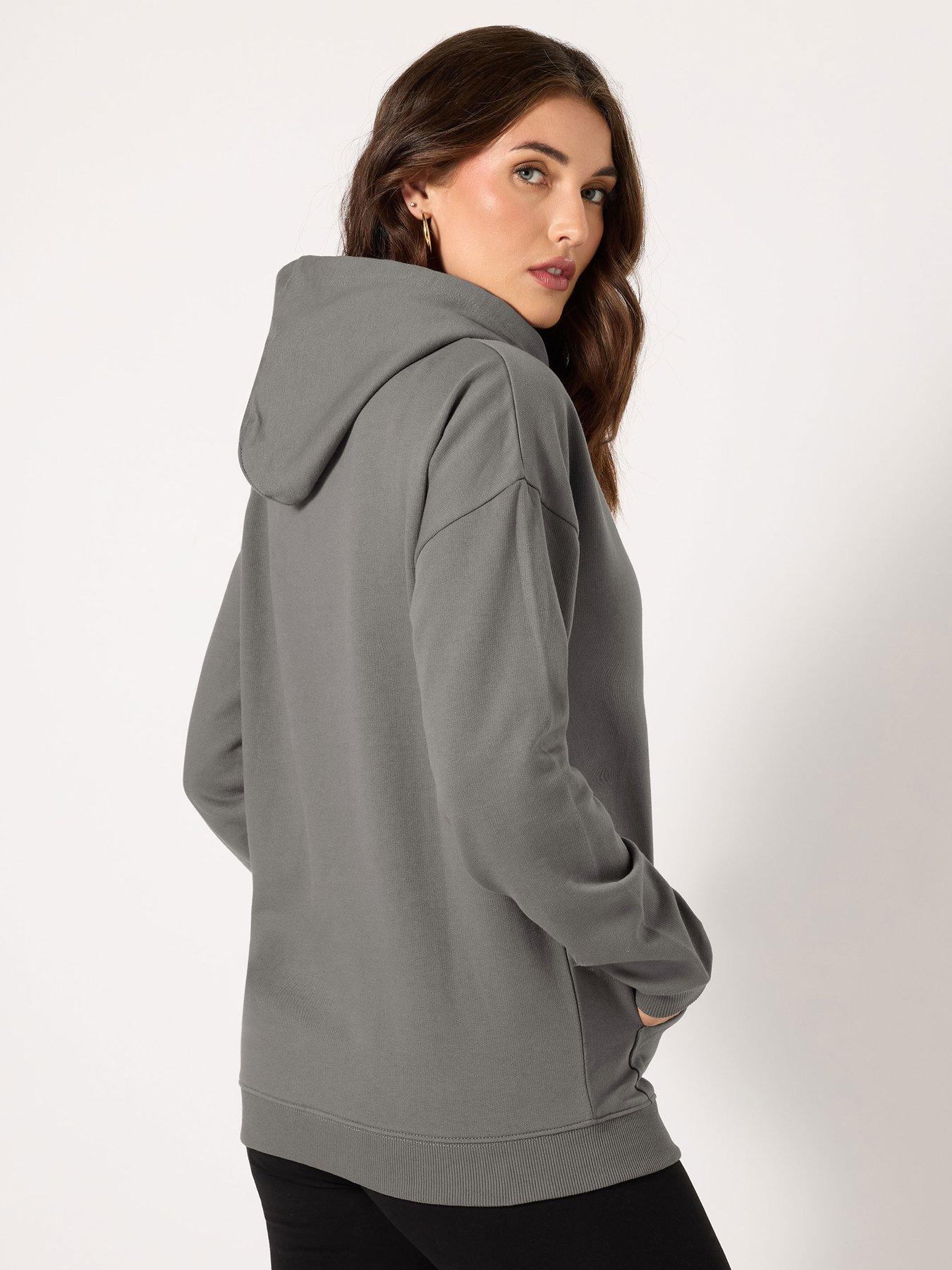 Image 2 of 4 of Long Tall Sally Overhead Hoodie - Grey