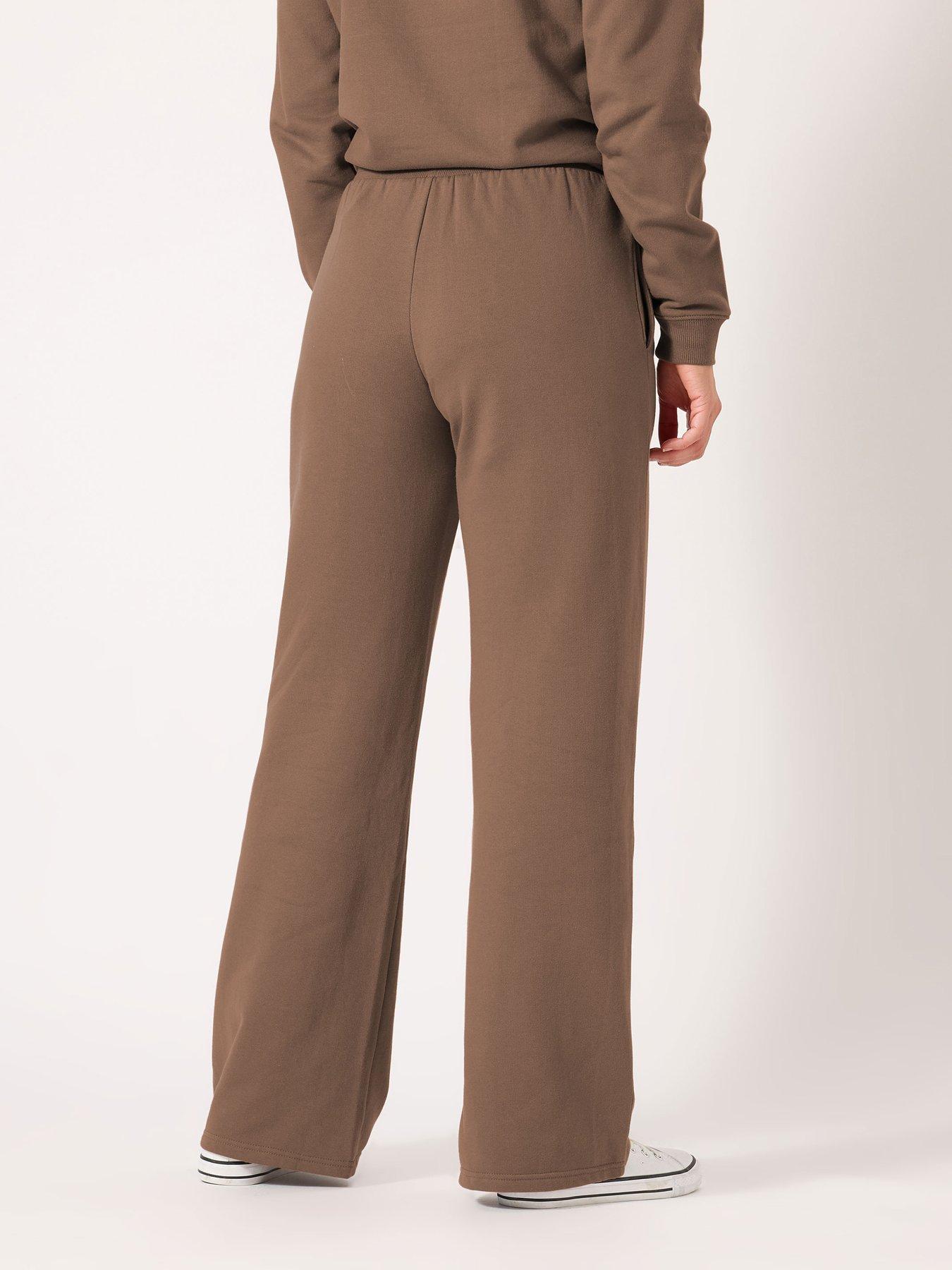 Image 2 of 4 of Long Tall Sally Wide Leg Jogger 34" - Brown