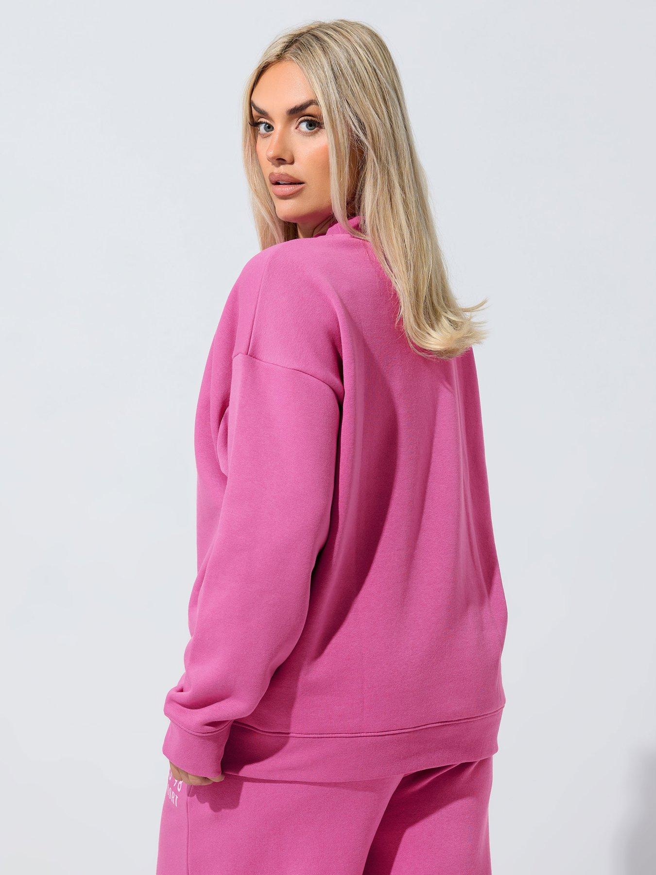 Image 2 of 4 of Yours Curve Apres Ski Sweatshirt - Purple