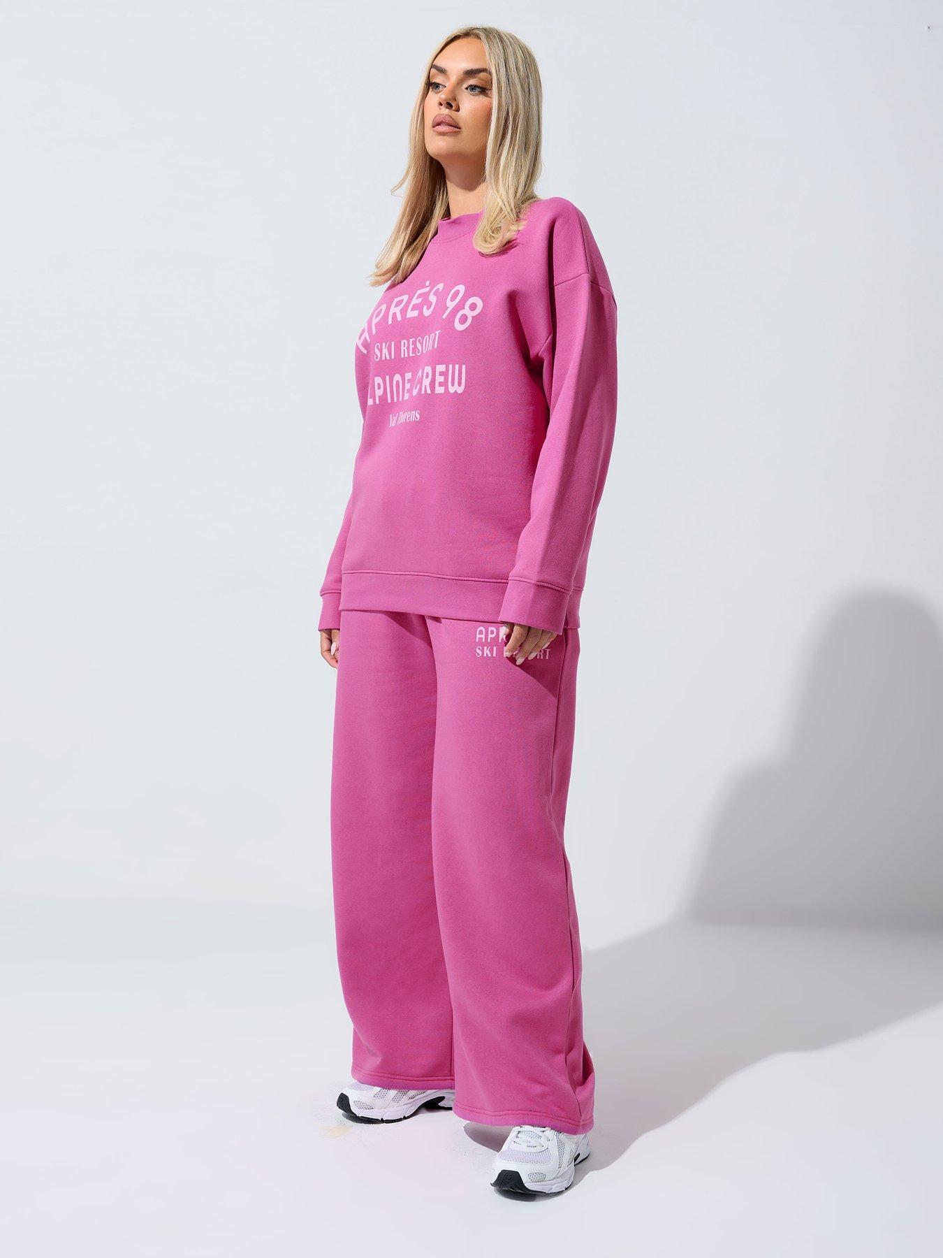 Image 3 of 4 of Yours Curve Apres Ski Jogger - Purple