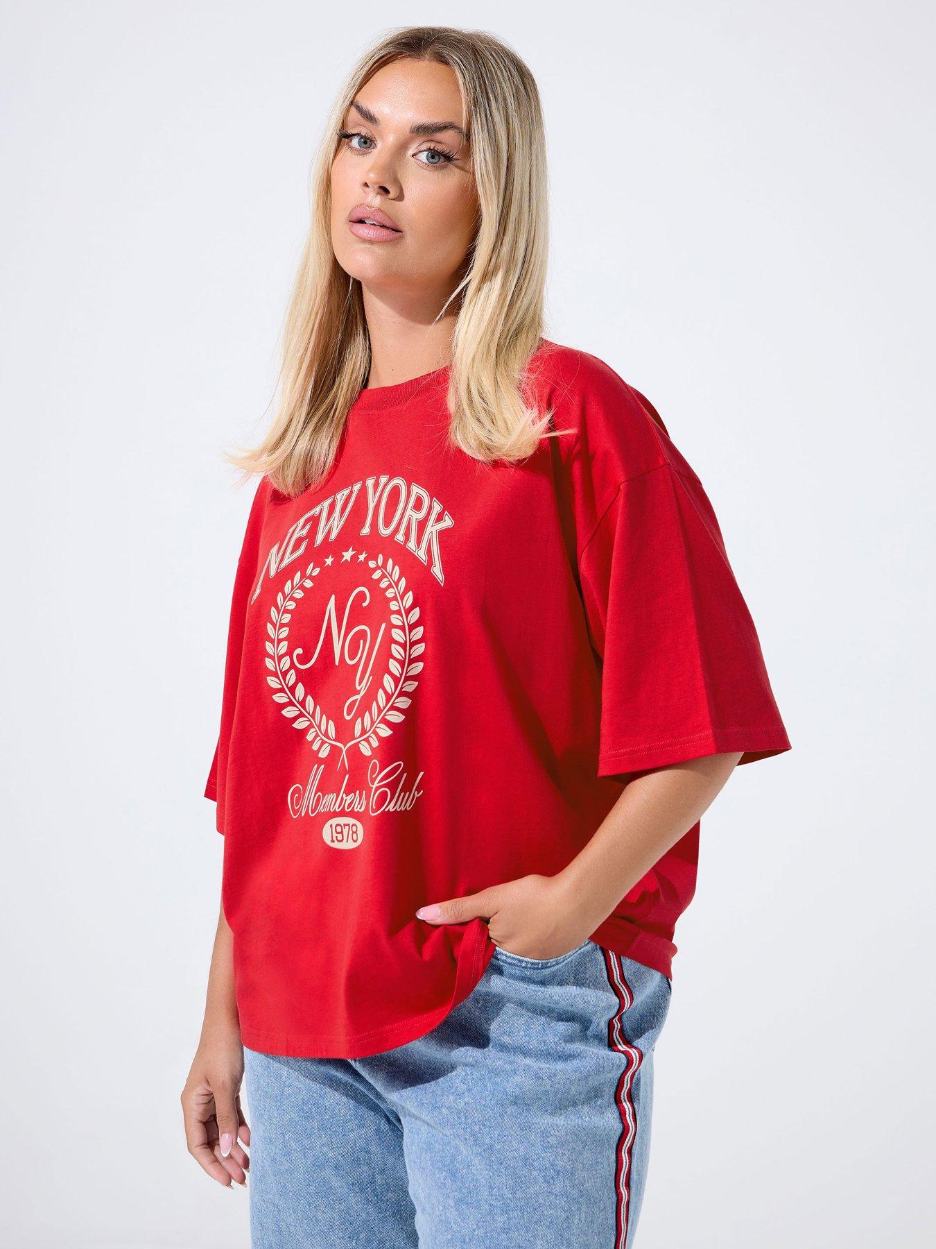 undefined Curve New York Members Club T-Shirt - Red