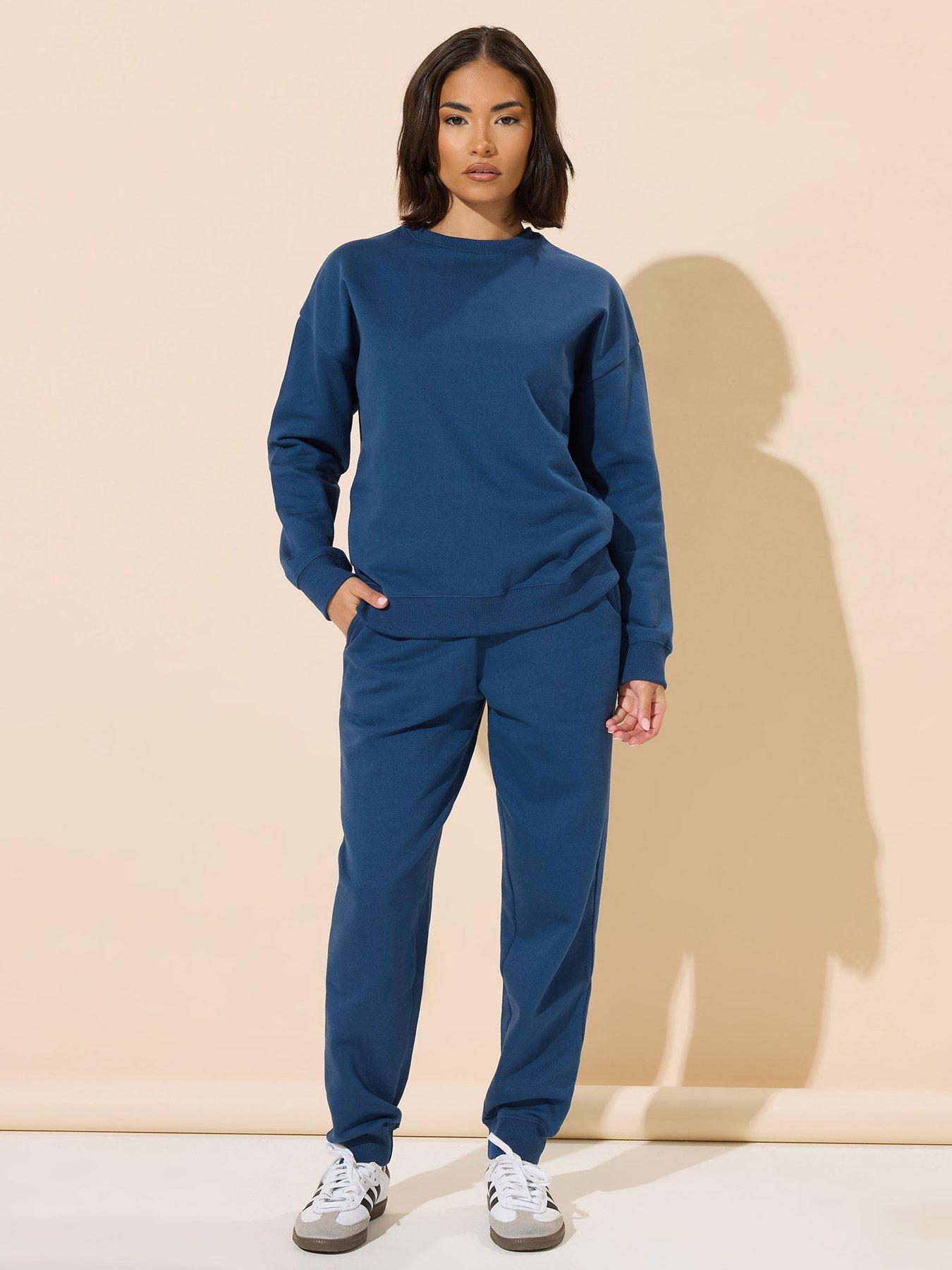 Image 3 of 4 of PixieGirl Petite Plain Sweatshirt - Blue