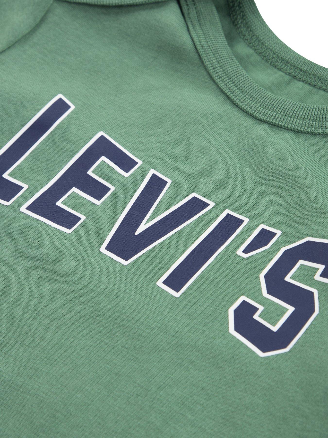 Image 5 of 6 of Levi's Baby Boys 3 Piece Hoodie, T-Shirt &amp; Jean Set - Multi