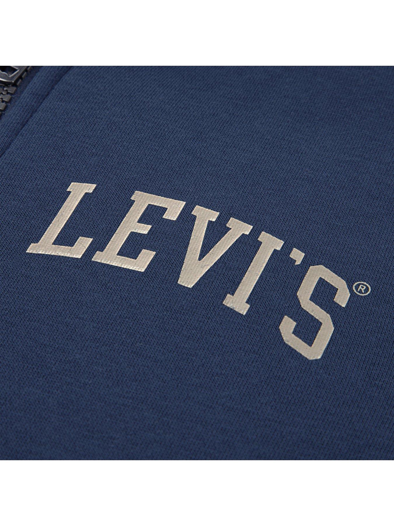 Image 3 of 3 of Levi's Boys Legendary Full Zip Hoodie - Navy