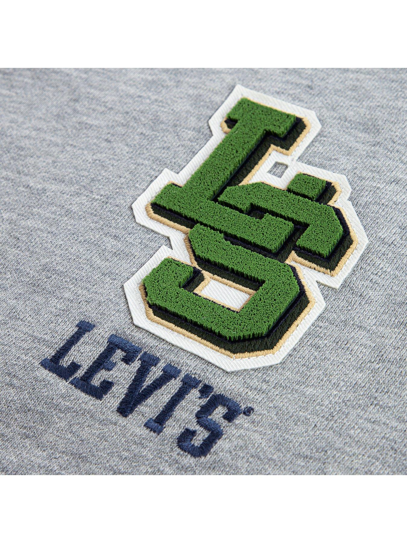 Image 3 of 3 of Levi's Boys Streamline Monogram Crewneck Top - Grey