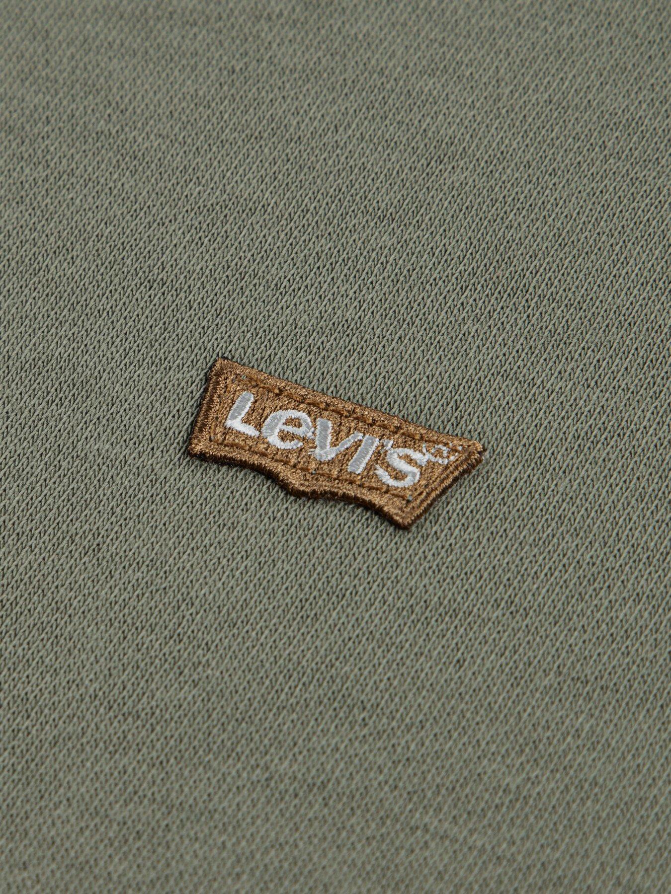 Image 3 of 3 of Levi's Boys Batwing Chest Hit Pull Over Hoodie - Green