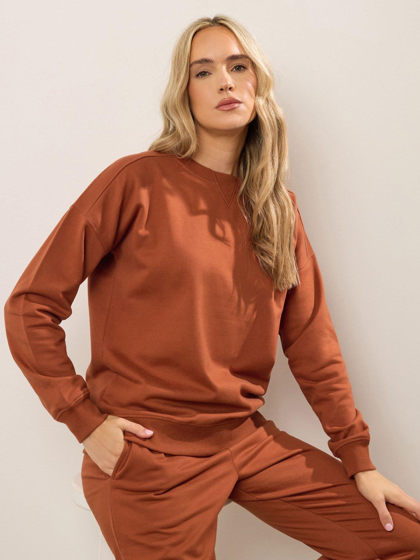 undefined Crew Neck Sweatshirt - Orange
