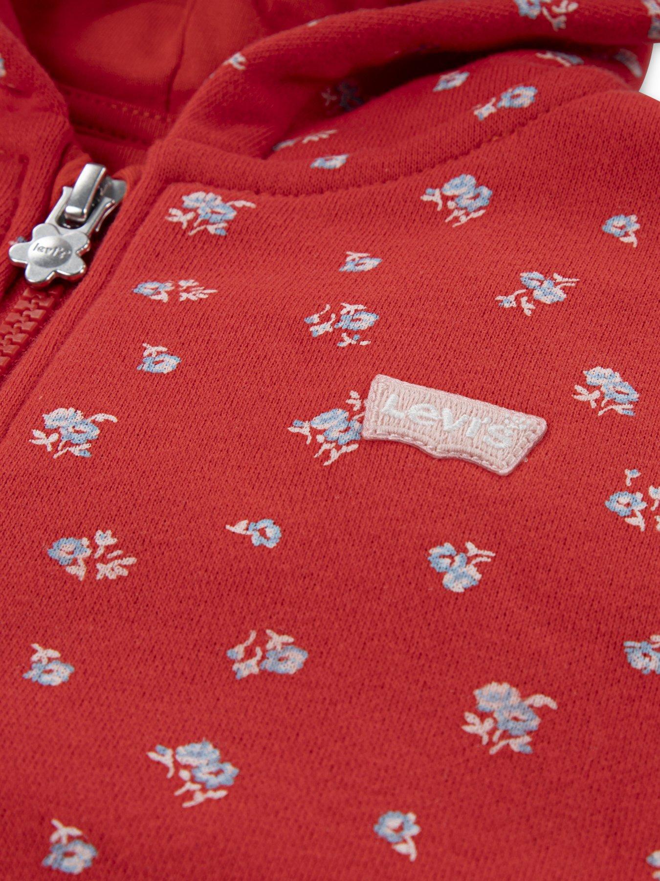 Image 3 of 5 of Levi's Baby Girls 3 Piece Hoodie, T-Shirt &amp; Jean Set - Multi
