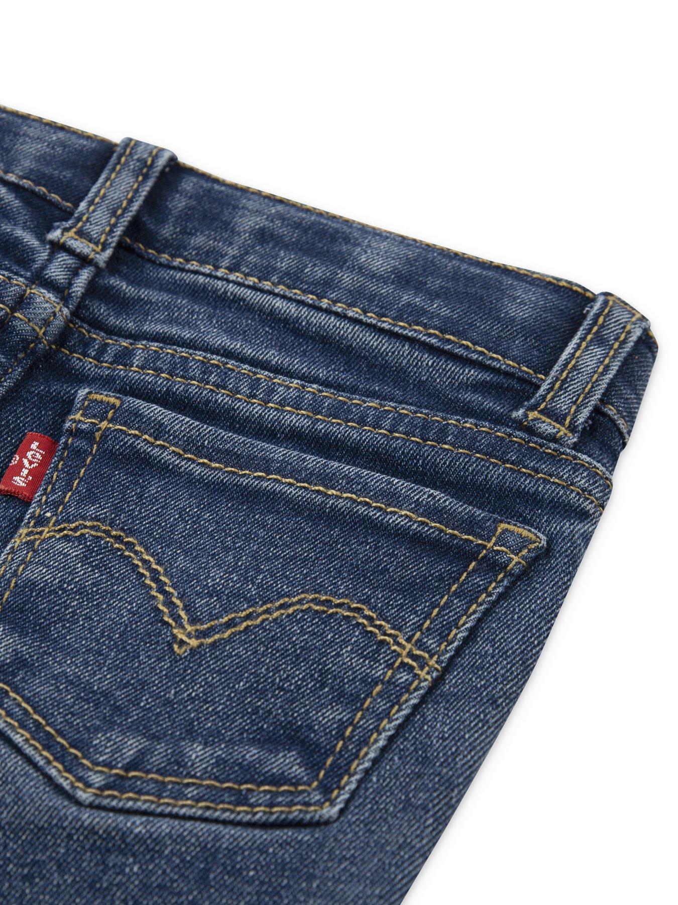 Image 4 of 5 of Levi's Baby Girls 3 Piece Hoodie, T-Shirt &amp; Jean Set - Multi
