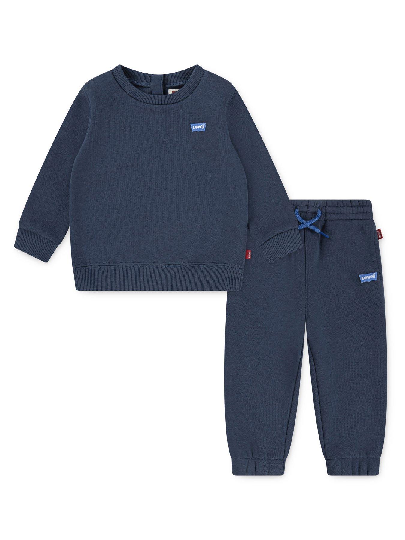 Levi's Baby Boys Hoodie  &  Jog Pant Set - Blue