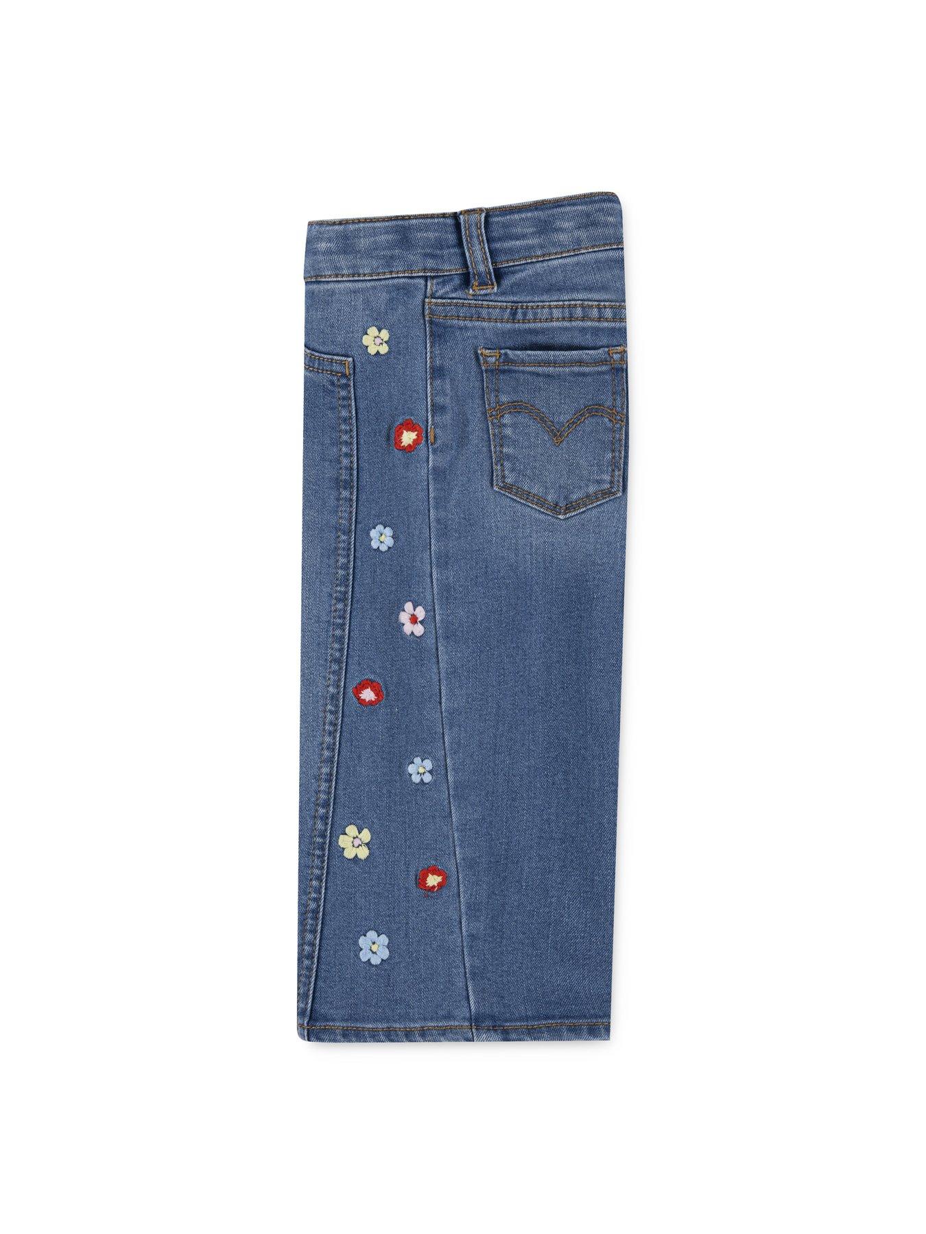 Image 3 of 6 of Levi's Baby Girls Logo Top &amp; Jeans Set - Multi