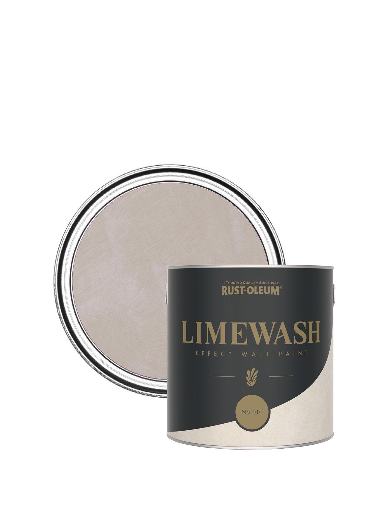 Rust-Oleum Limewash Effect Wall Paint 2.5l Colour No.010