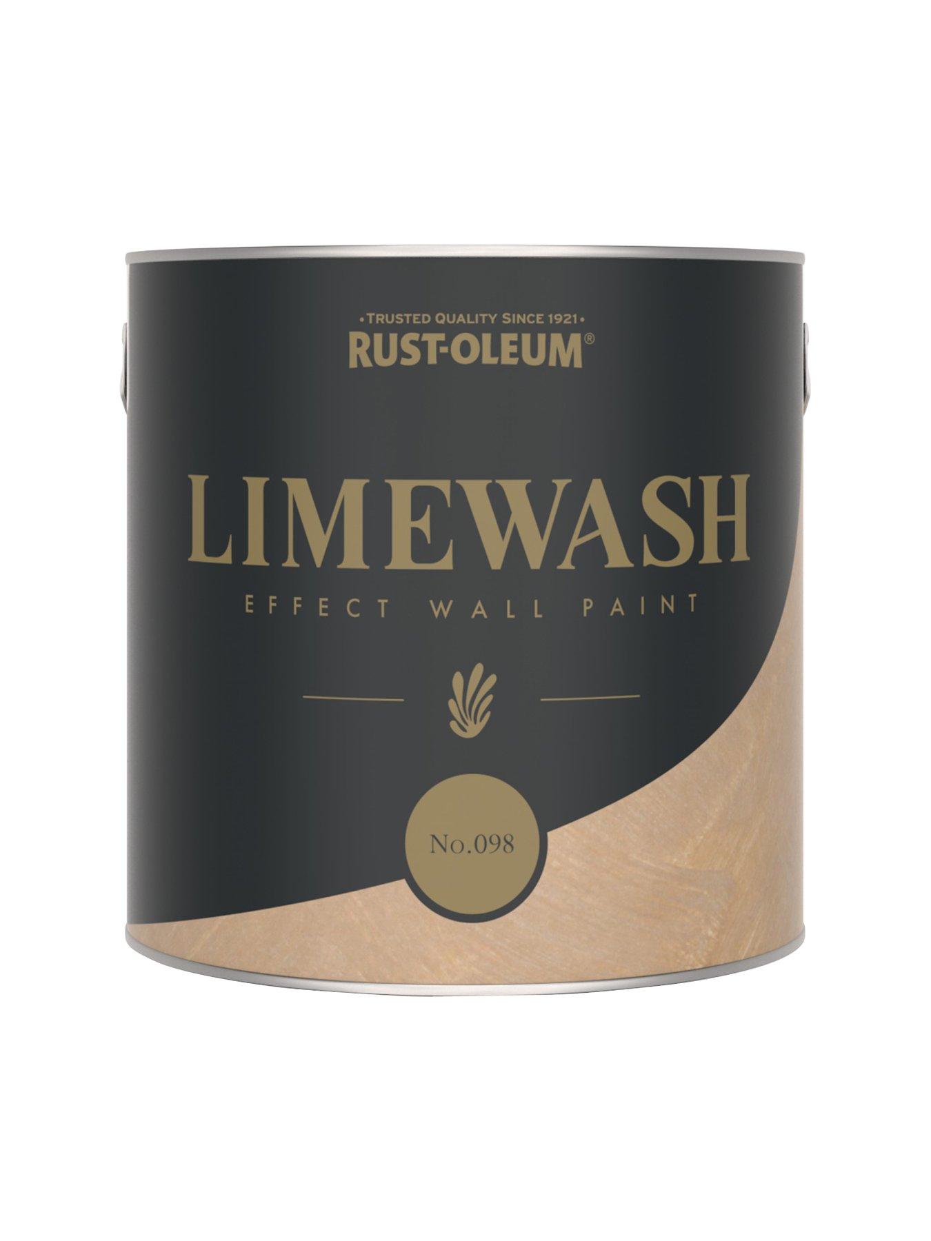 Image 4 of 6 of Rust-Oleum Limewash Effect Wall Paint 2.5l Colour No.098