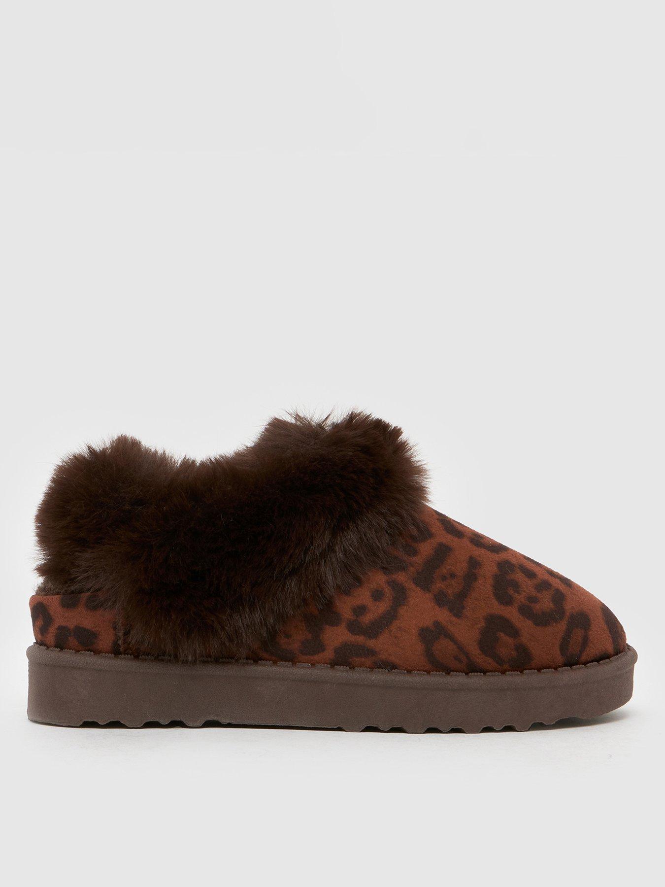 undefined Junior Haven Leopard Fur Slipper