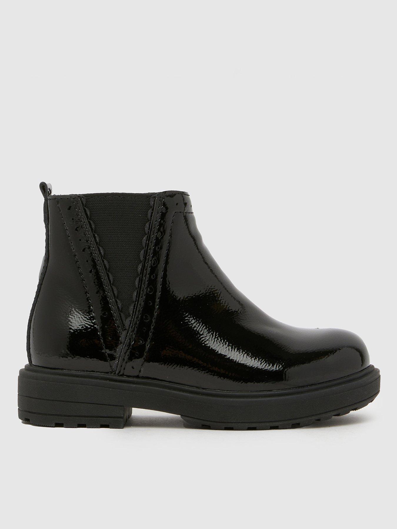 undefined Toddler Crystal Patent Chelsea Boot