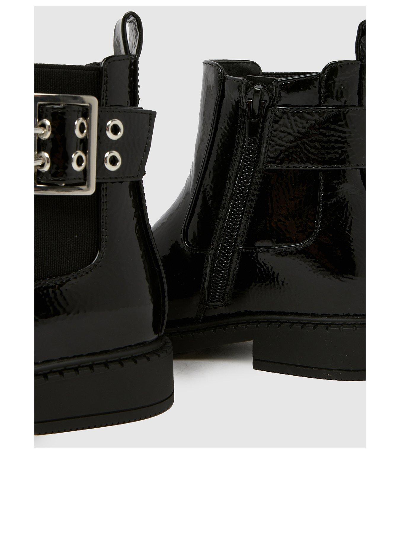 Image 3 of 4 of Schuh Junior Conder Buckle Patent Chelsea