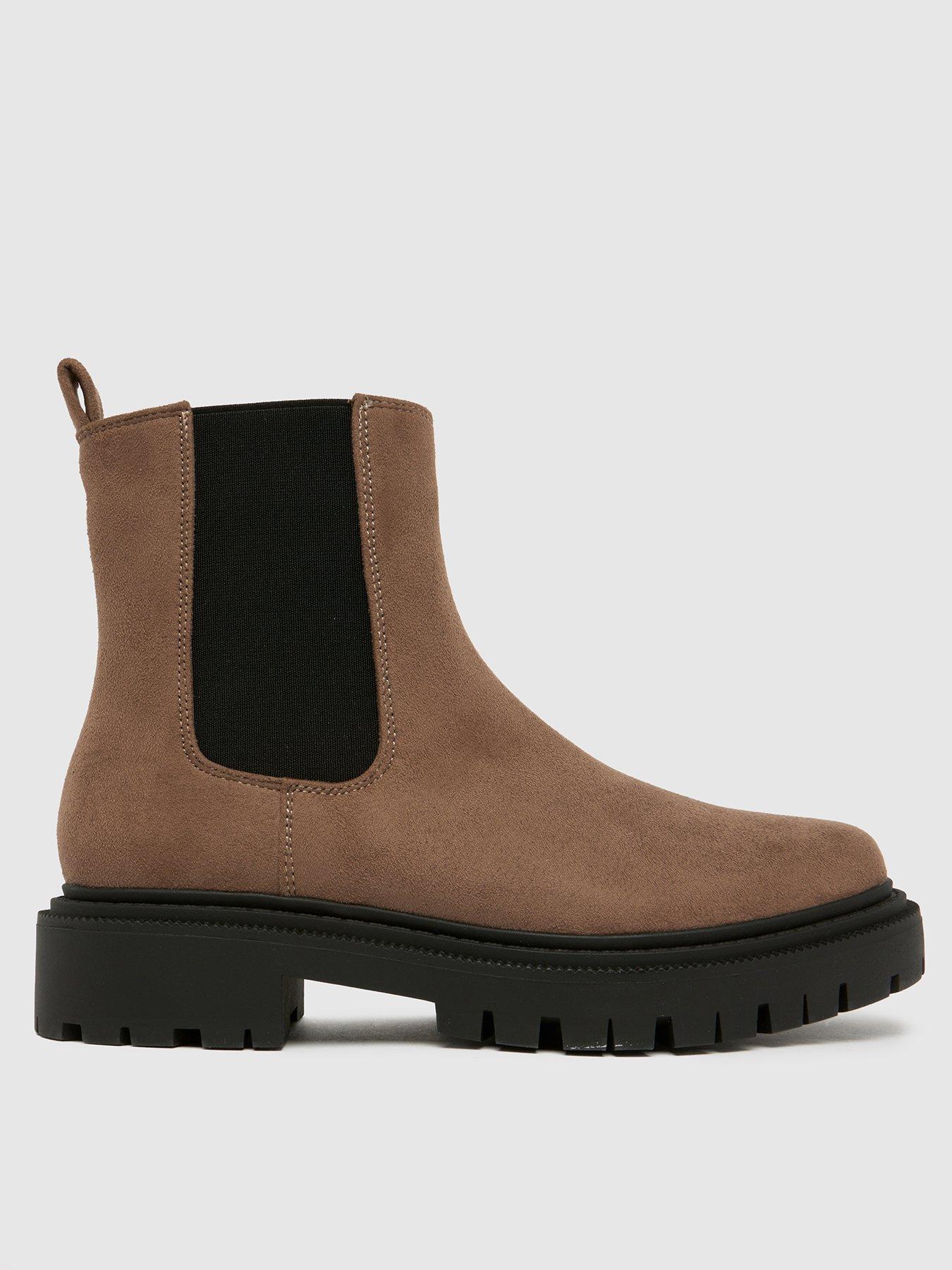 undefined Youth Click Chunky Chelsea Boot - Brown