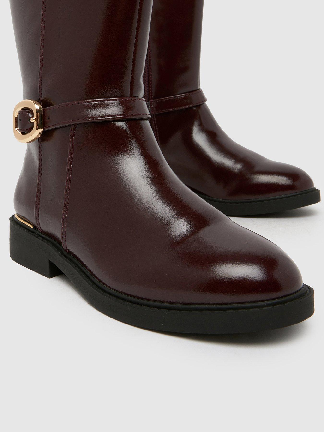 Image 3 of 4 of Schuh Junior Colt Riding Knee Boot - Red