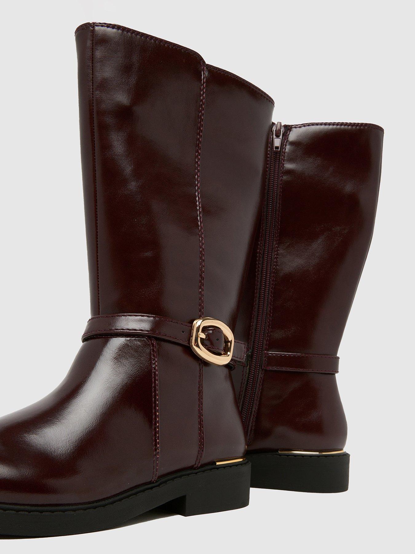 Image 4 of 4 of Schuh Junior Colt Riding Knee Boot - Red