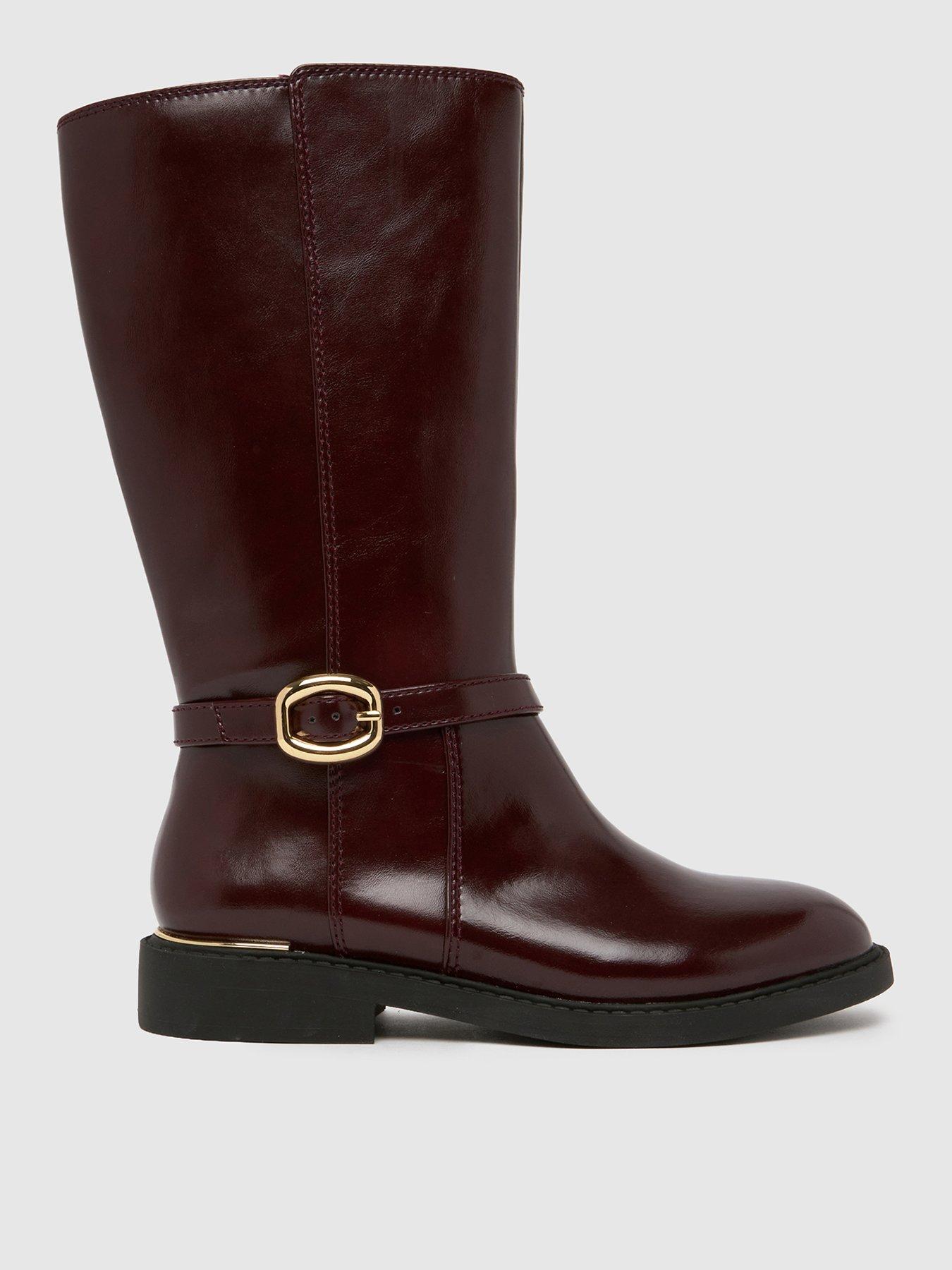 undefined Youth Colt Riding Knee Boot - Red