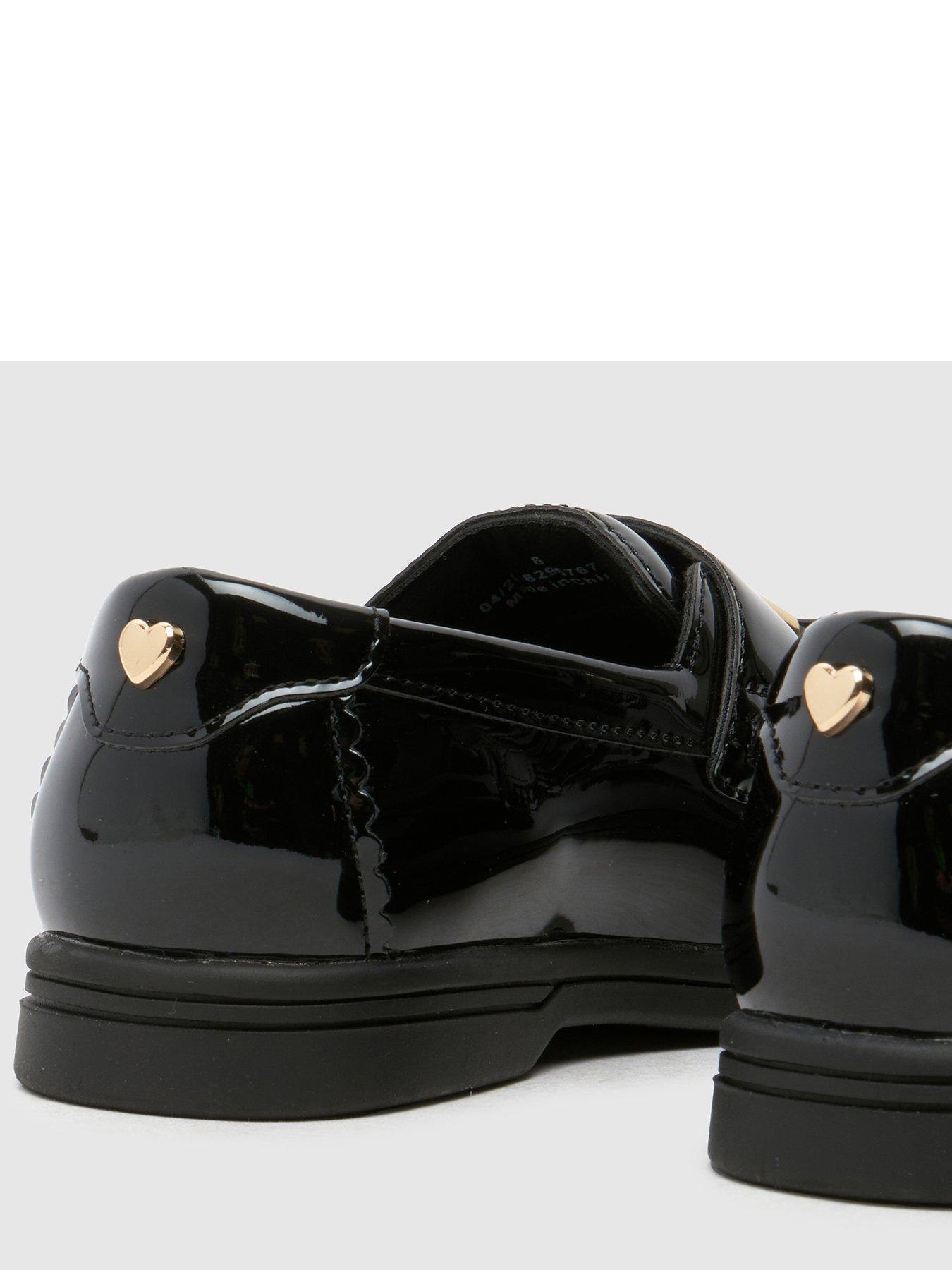 Image 4 of 4 of Schuh Toddler Lavon Patent Loafer - Black