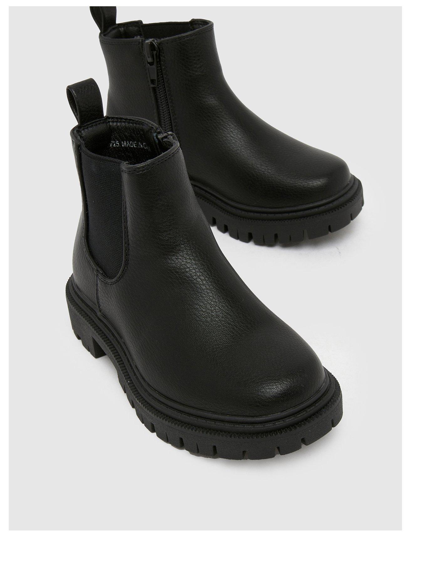 Image 3 of 4 of Schuh Toddler Click Chunky Chelsea Boot - Black