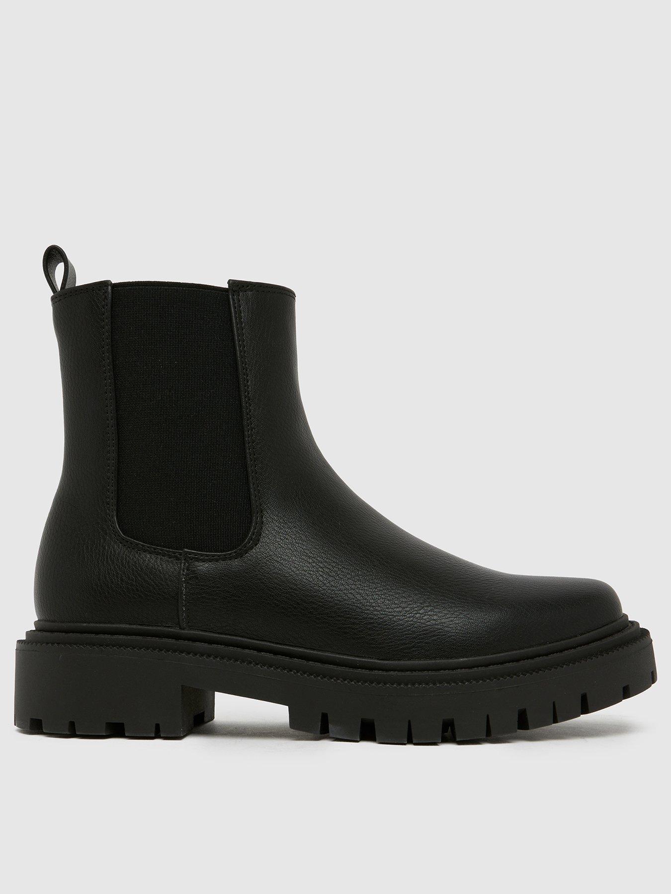 undefined Youth Click Chunky Chelsea Boots - Black