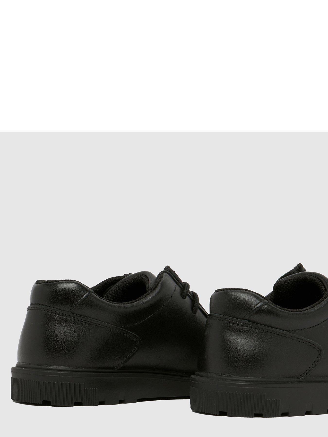 Image 4 of 4 of Schuh Youth Lazer Leather Lace Up Shoe - Black