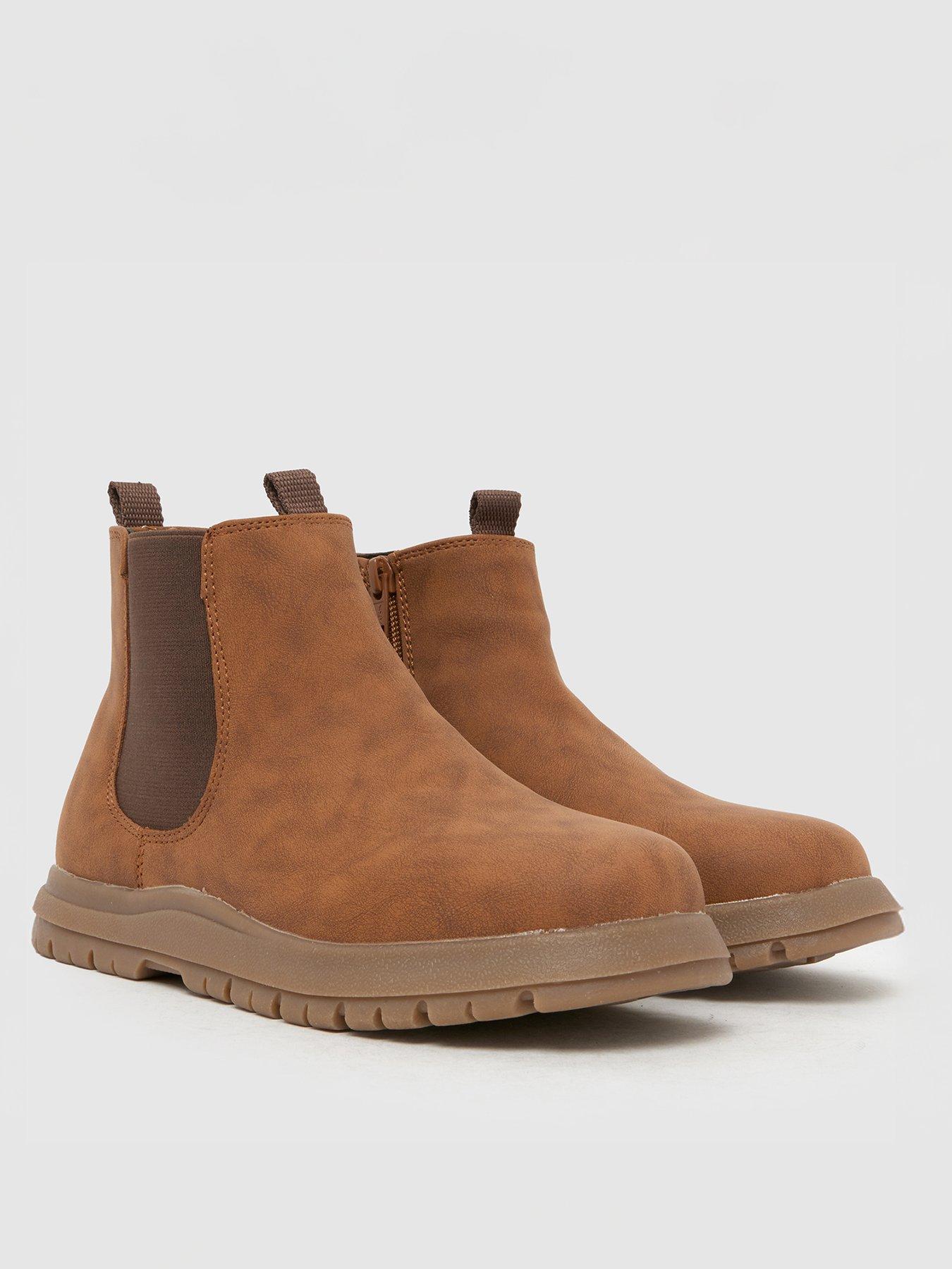  image of schuh-youth-conrad-chelsea-boot-brown
