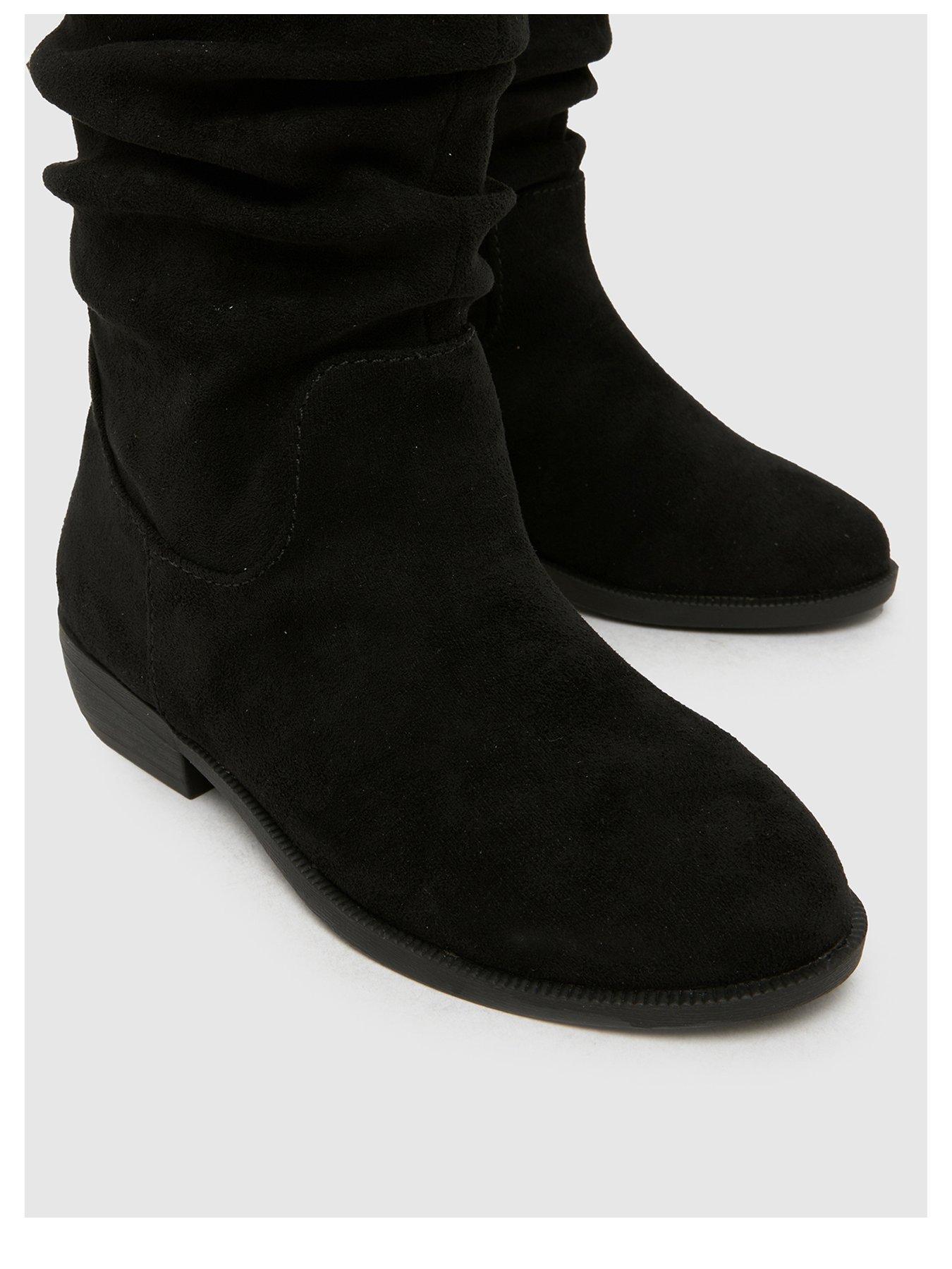  image of schuh-junior-coast-slouche-boot-black