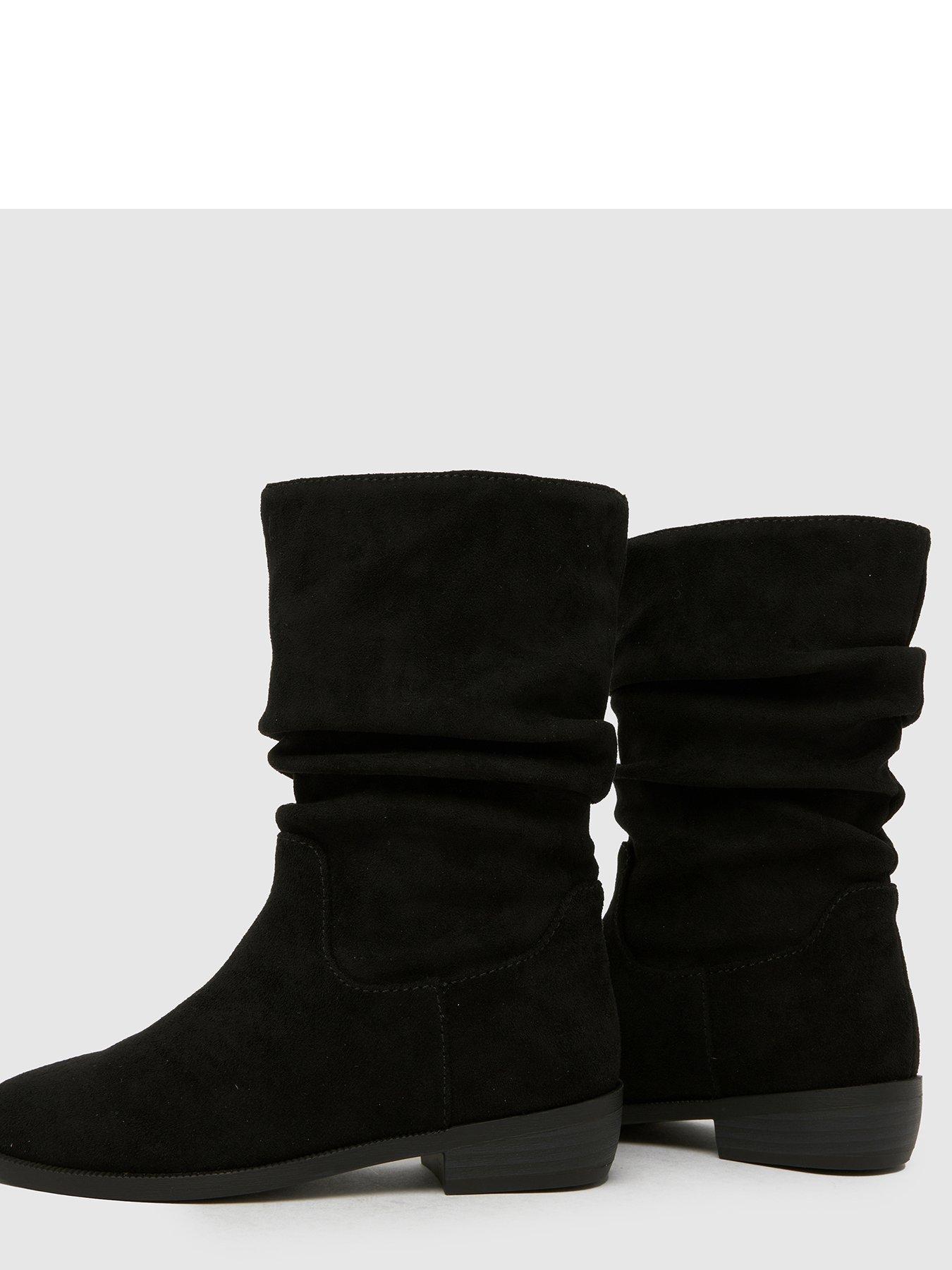  image of schuh-junior-coast-slouche-boot-black