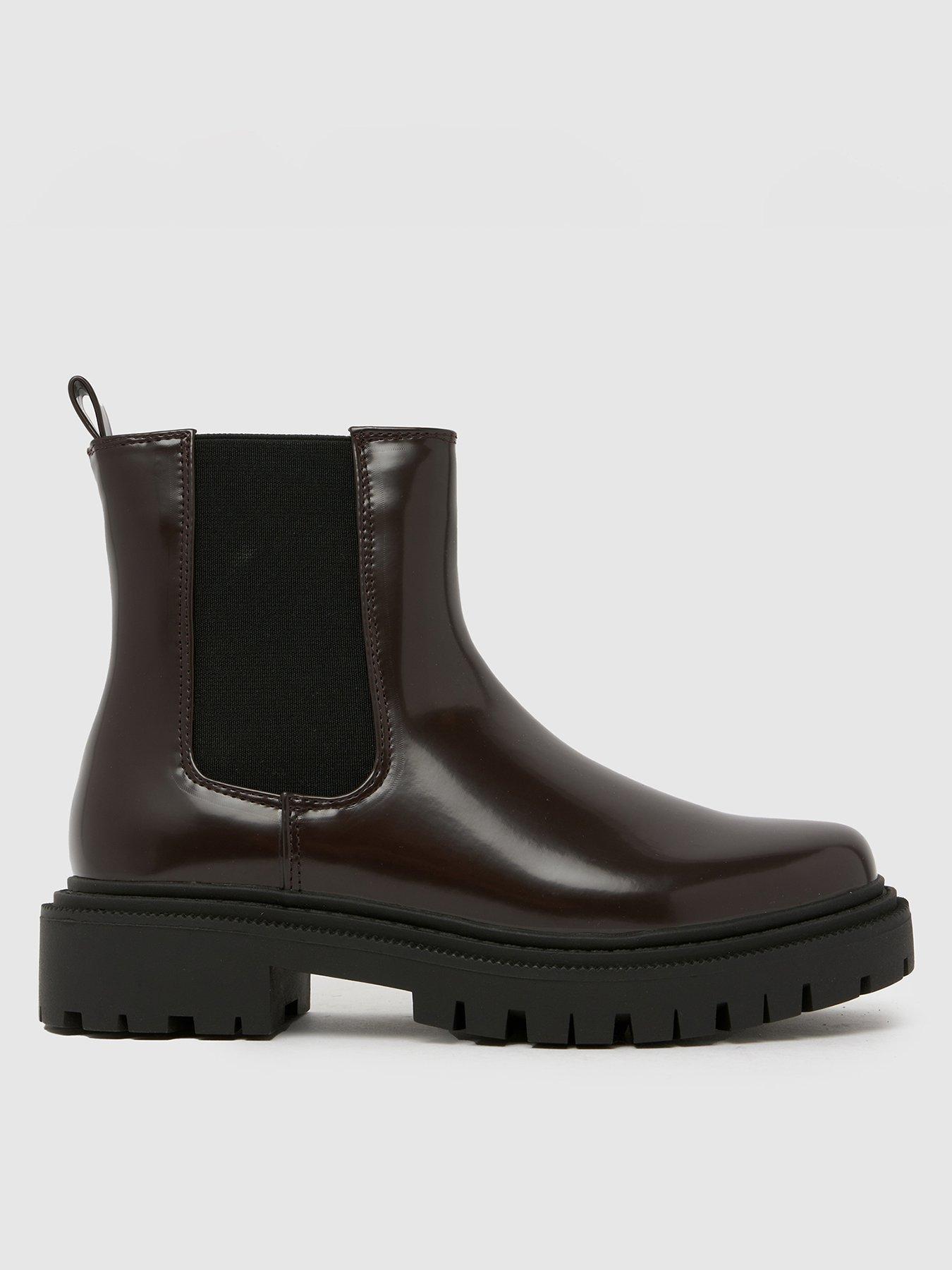 undefined Youth Click Chunky Chelsea Boot - Brown
