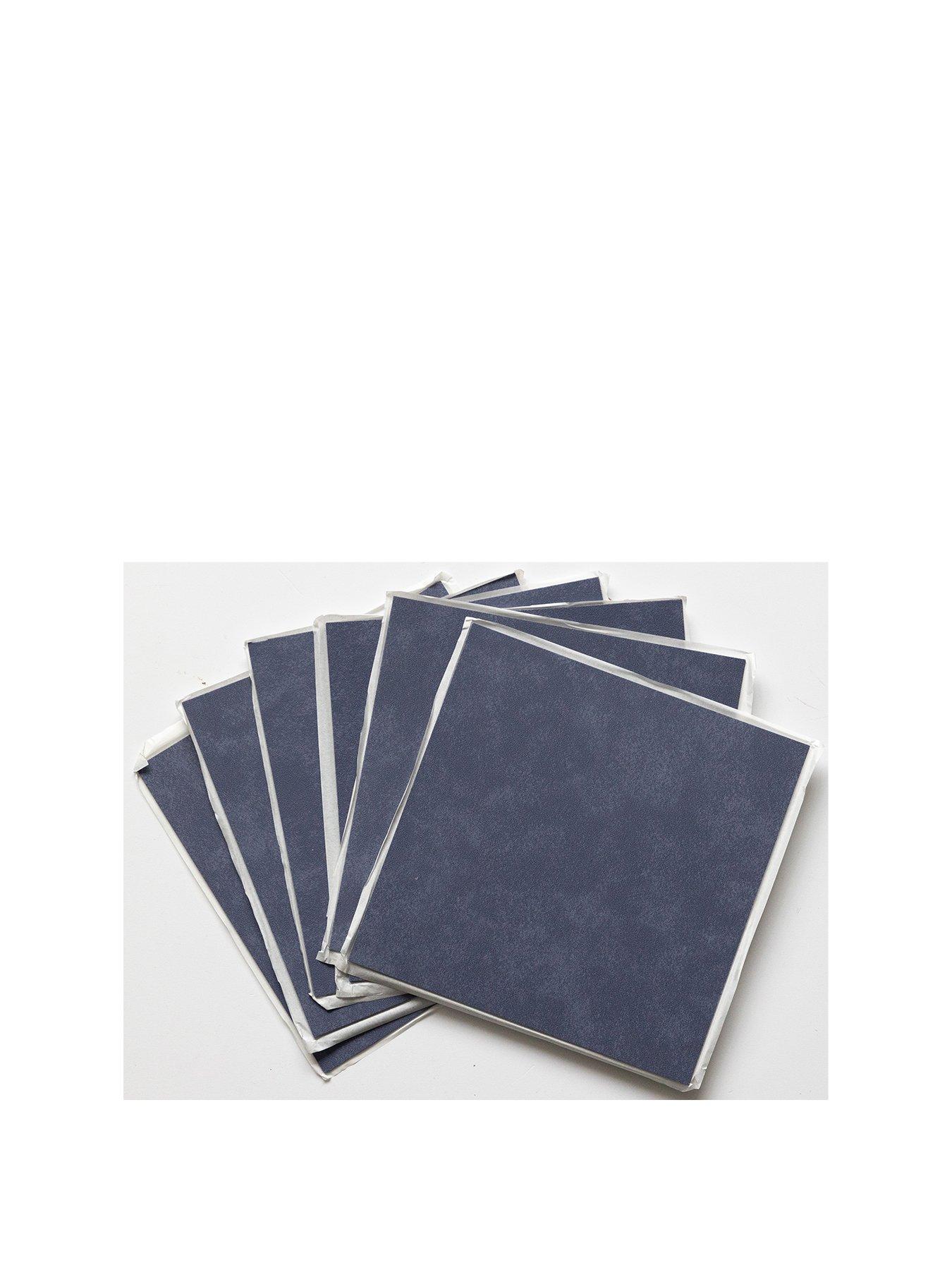 Image 2 of 6 of D-C-Fix Self Adhesive Wall Tiles Micro Cement Blue Pack Of 18 Tiles