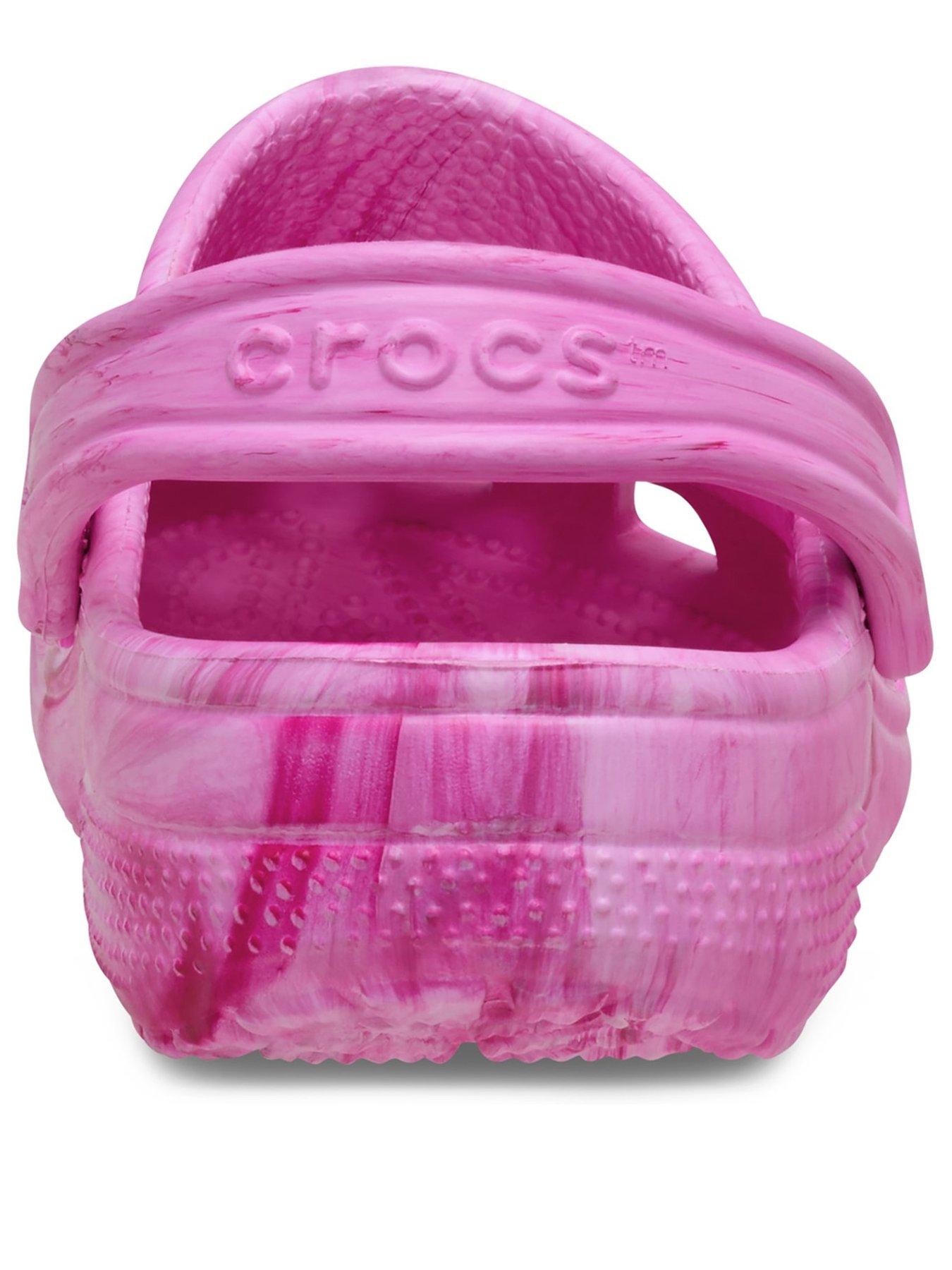 Image 3 of 6 of Crocs Classic Marbled Clog - Pink/multi