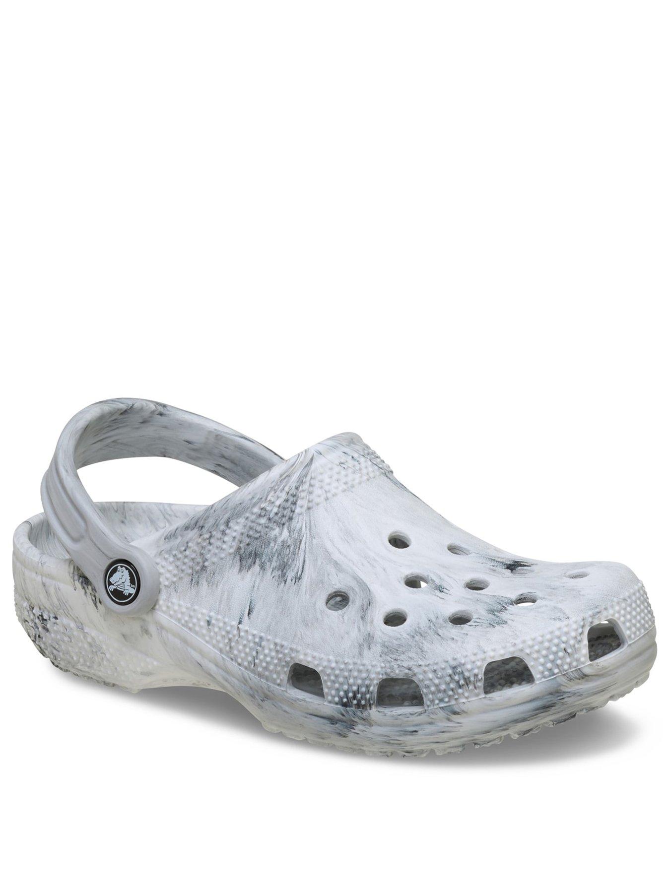 Image 2 of 6 of Crocs Classic Marbled Clog - Black/white