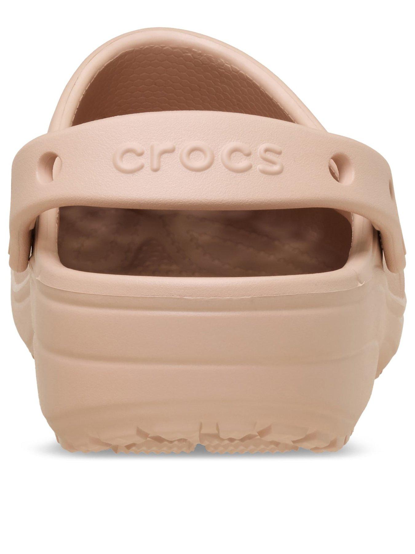 Image 3 of 6 of Crocs Classic Floral Cut Out Clog - Pink Caramel