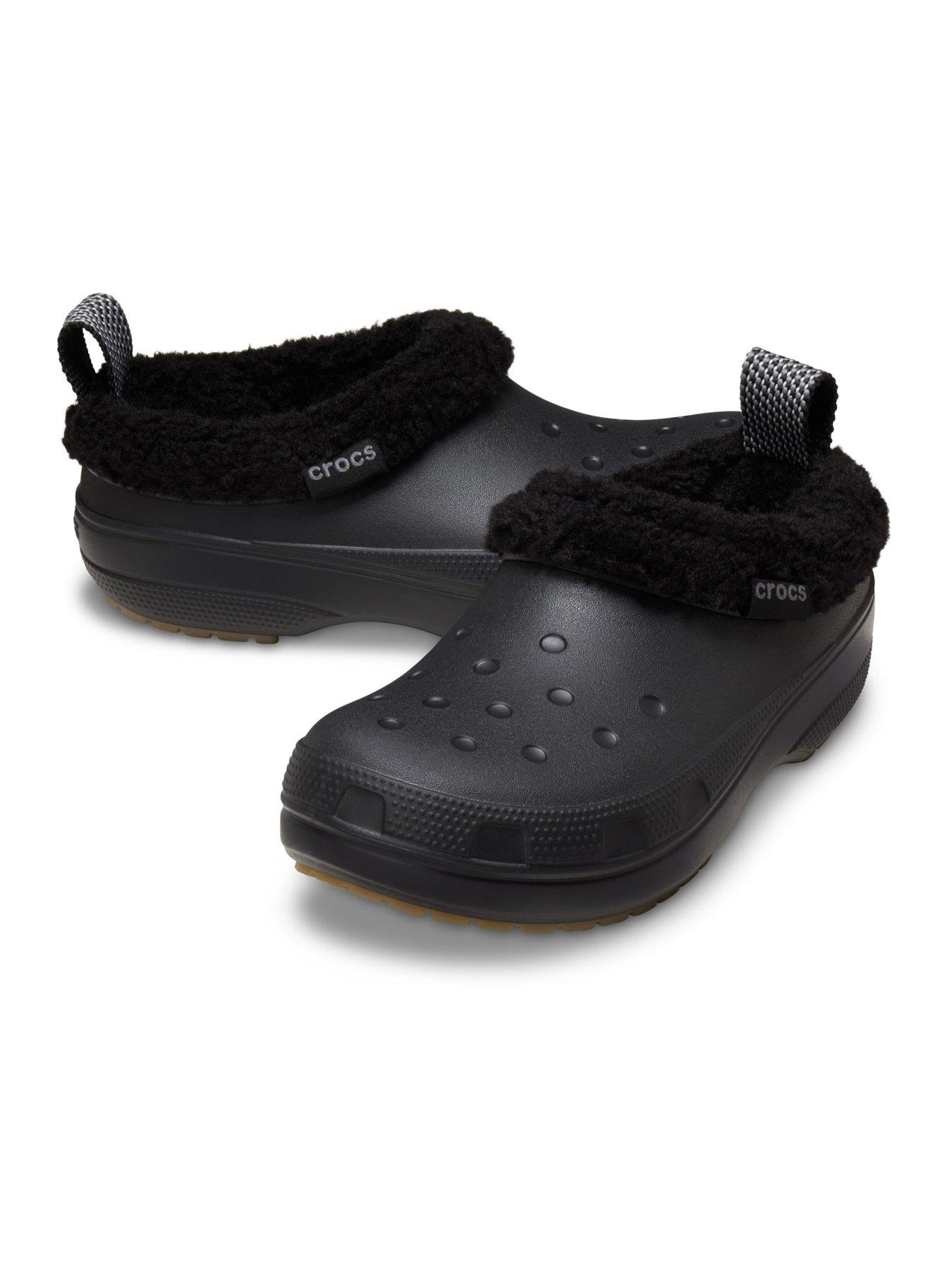 Crocs Classic Lined Shorty Boot - Black | Littlewoods