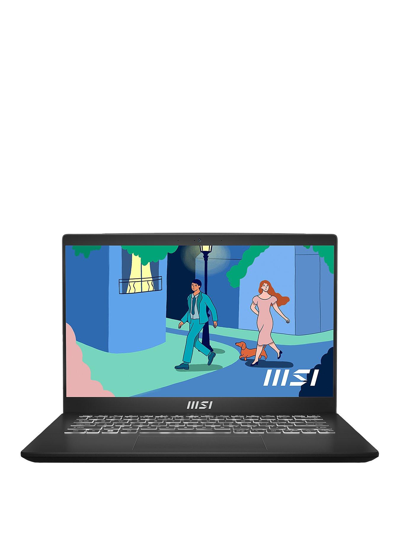 Image 1 of 7 of MSI Modern - AMD Radeon - AMD Ryzen 5 - 8GB RAM - 512GB SSD - 14in - Black