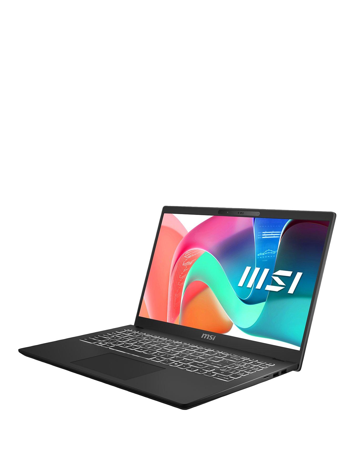  image of msi-modern-intel-core-5-16gb-ram-512gb-ssd-156in-black